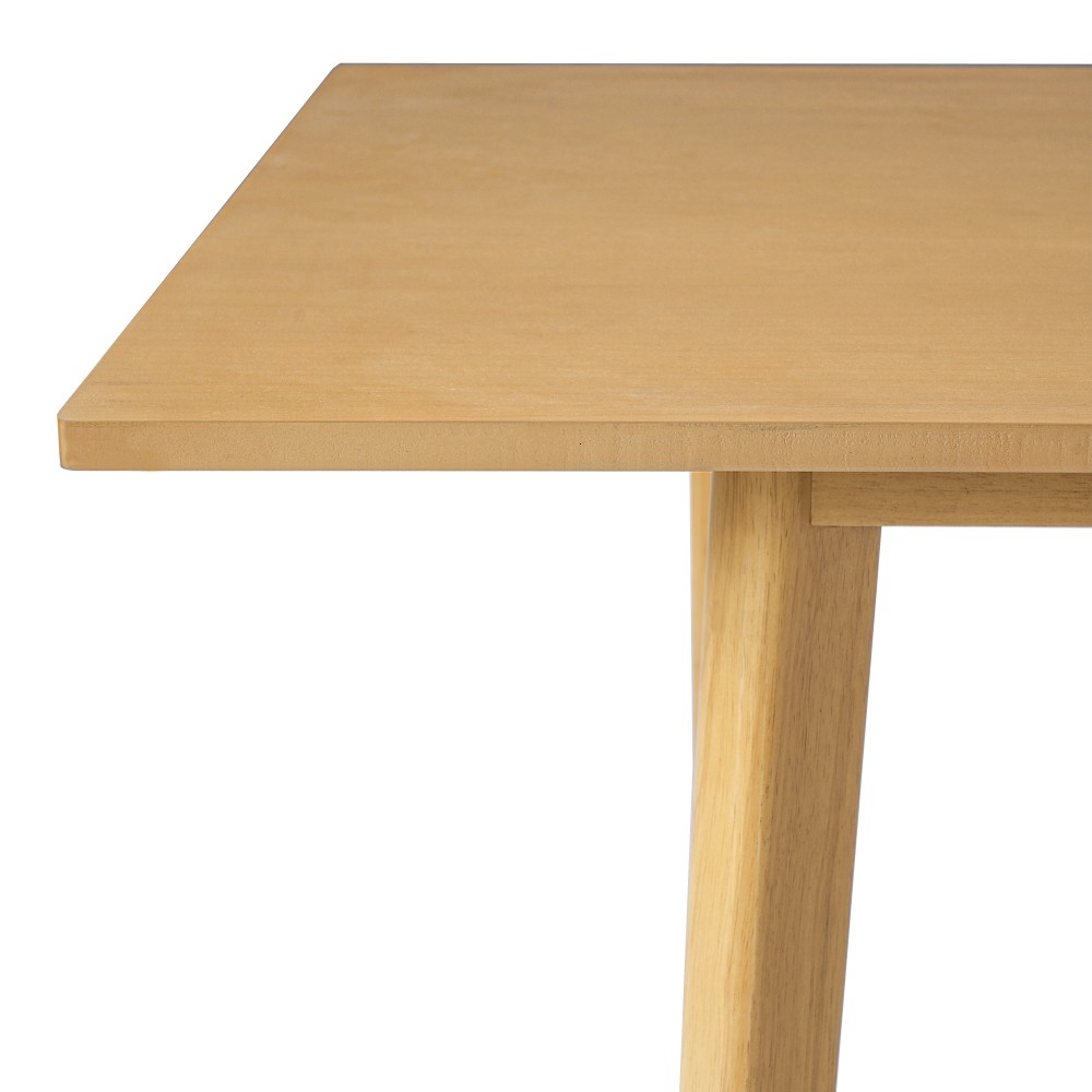 Dining table solid wood frame 450 pounds load-bearing natural wood