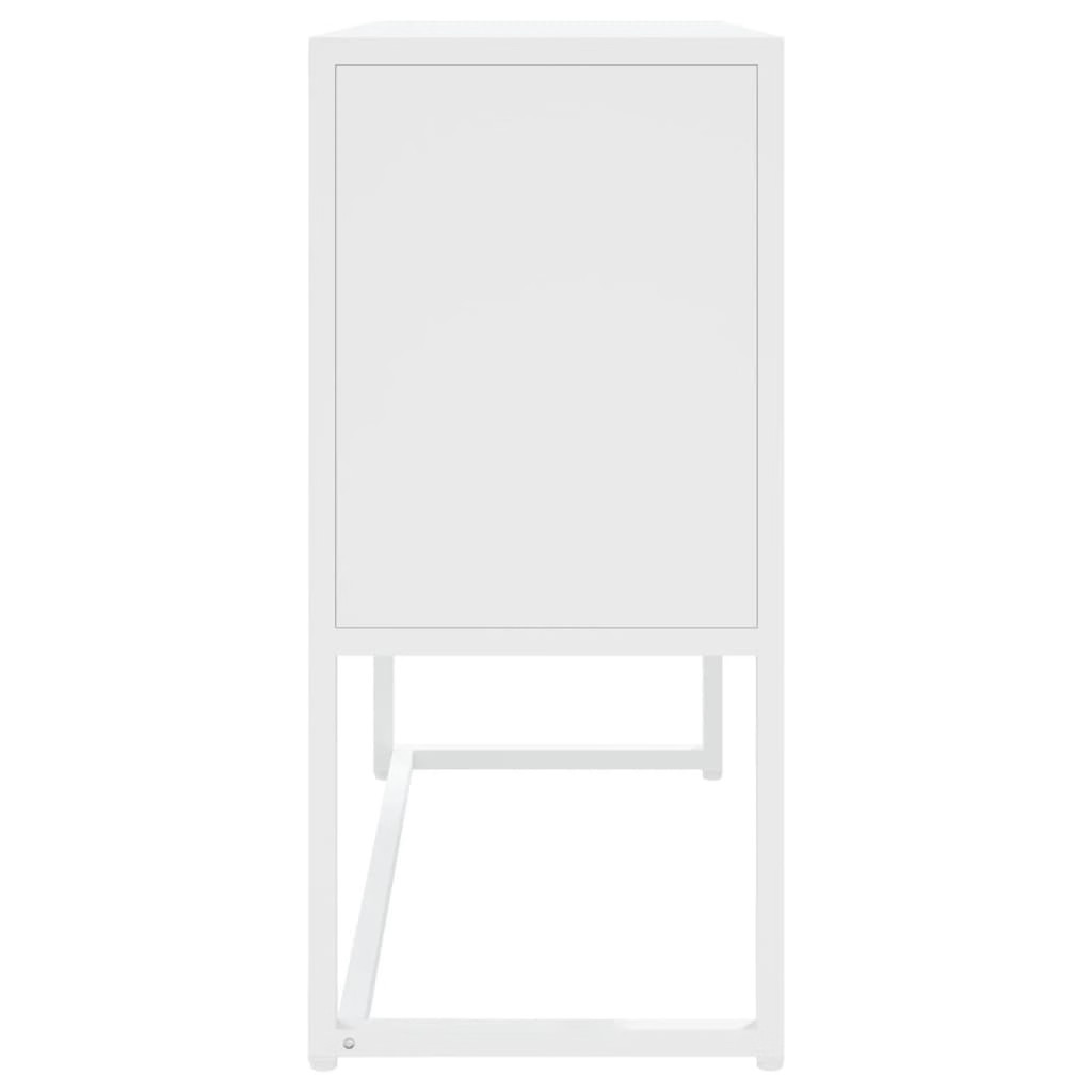 Sideboard White 29.5″x13.8″x29.5″ Steel