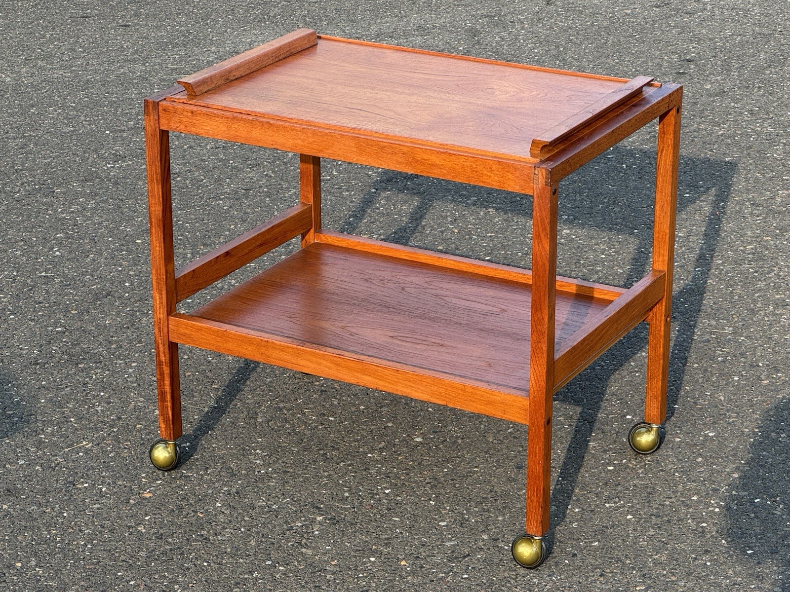 TEAK Cart With Removable Tray Bar Table Trolley BL-mobler Denmark