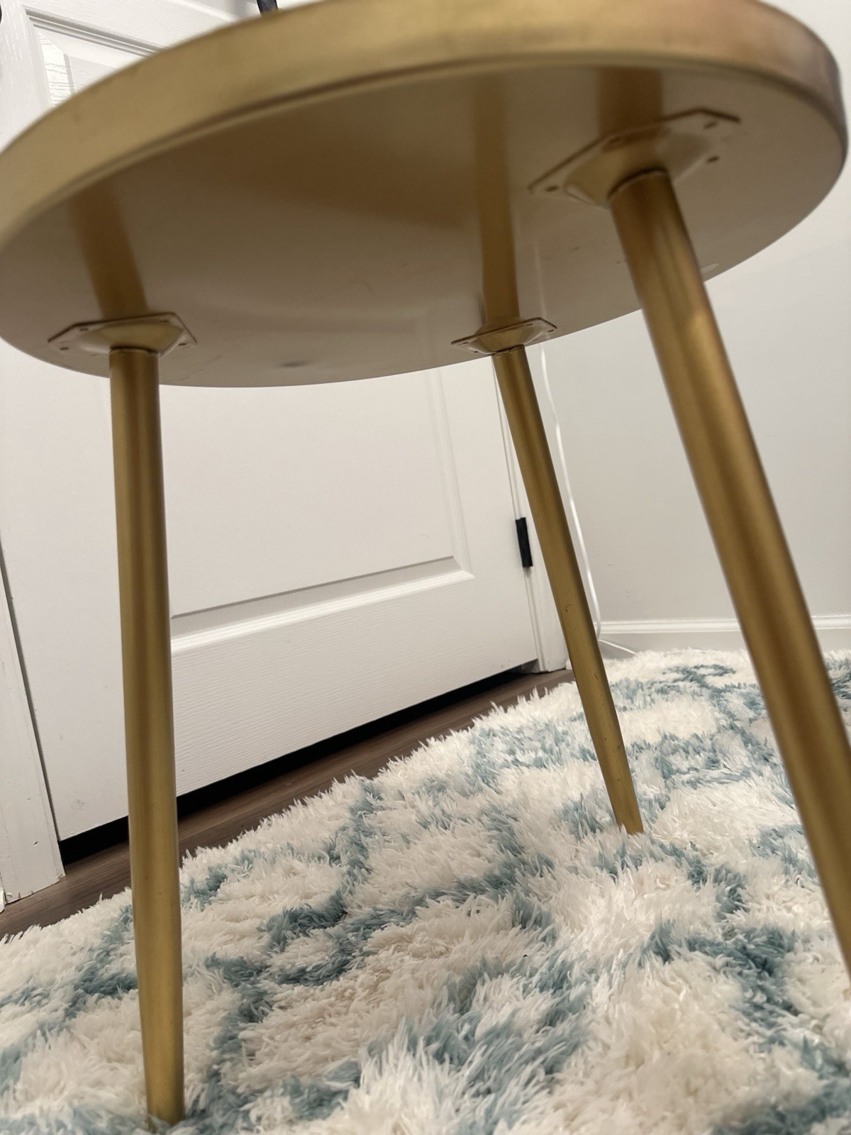 New, one of a kind, Custom made epoxy end/side table