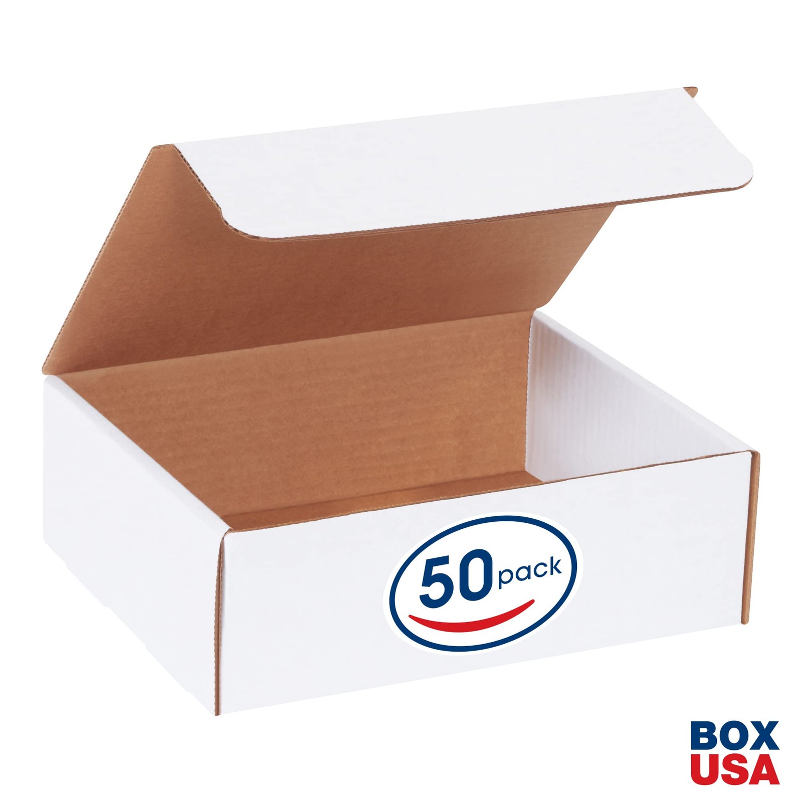 Box Usa Usa Bml973 9L X 7 1/2W X 3H White Pack Of 50
