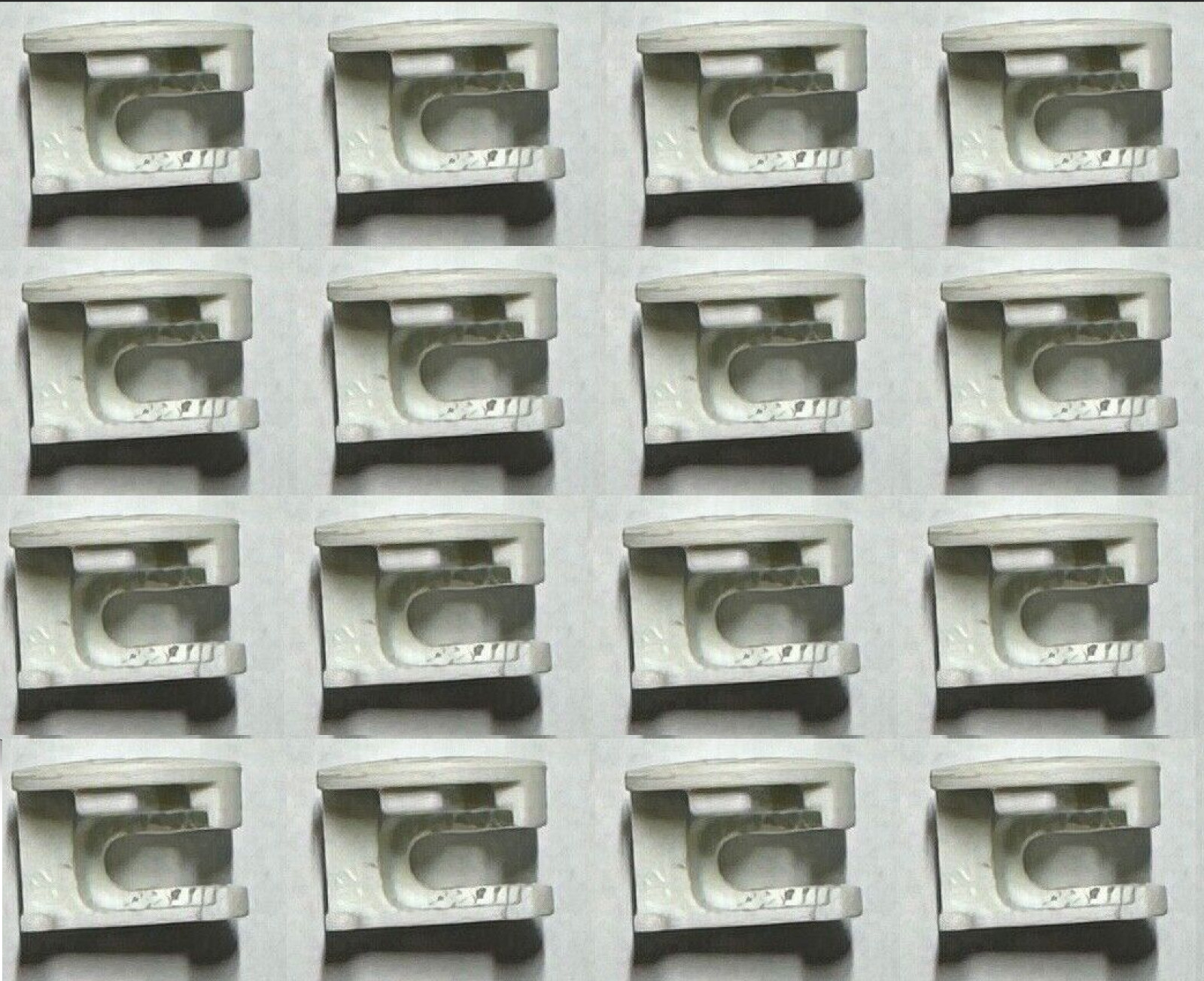 16x IKEA CAM LOCK NUT NUTS 15MM x 10MM PLASTIC White PART # 120076 118224 119030