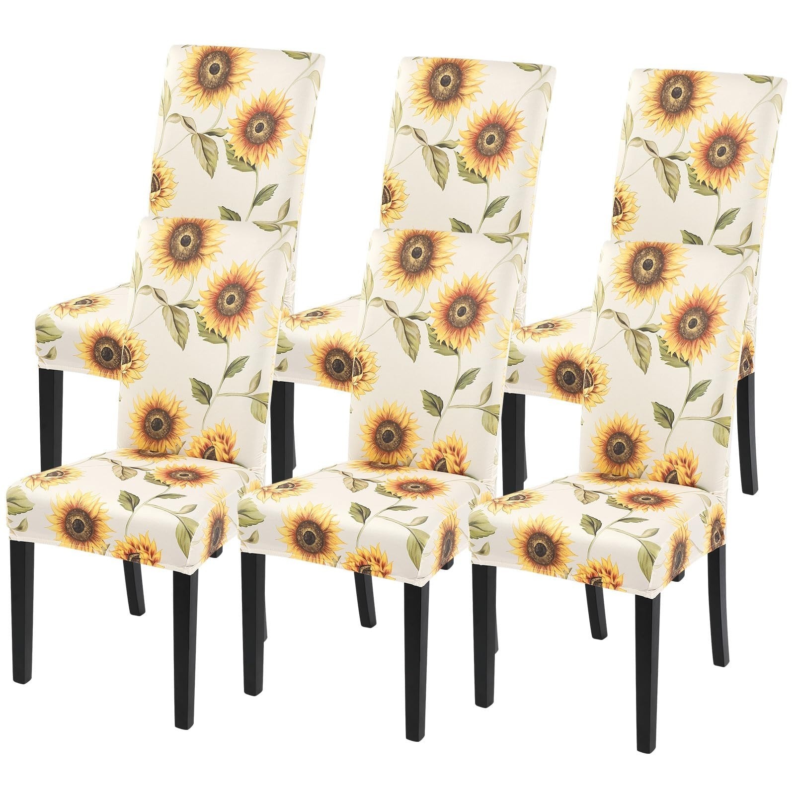SearchI Dining Room Chair Covers Set of 2, Stretch Removable Washable