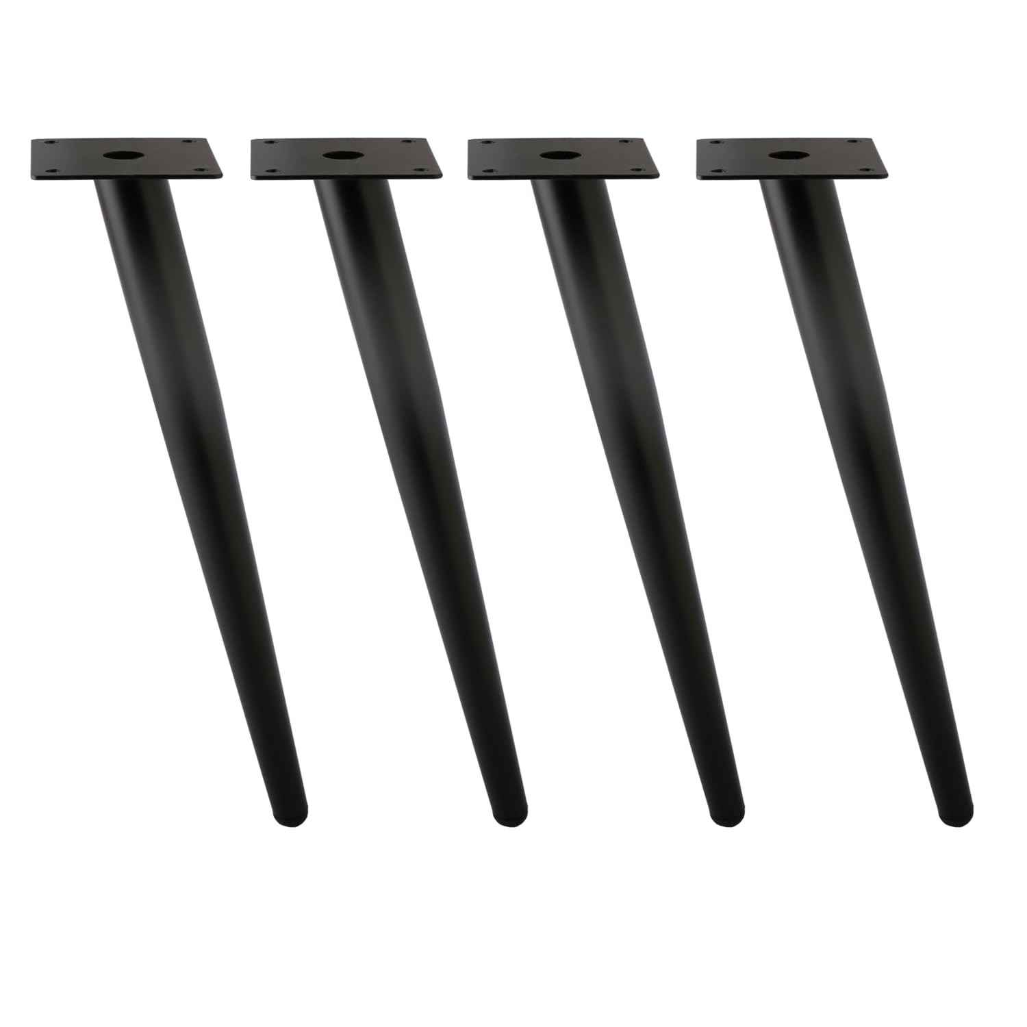 Oblique Furniture Leg 16 Inch, Slant Tapered Coffee Table Legs 4PCS