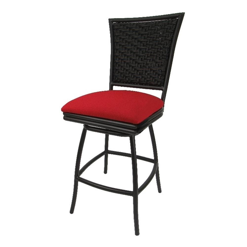 Outdoor/Indoor Counter 26″ Bar Stool without Arms – Brown Frame