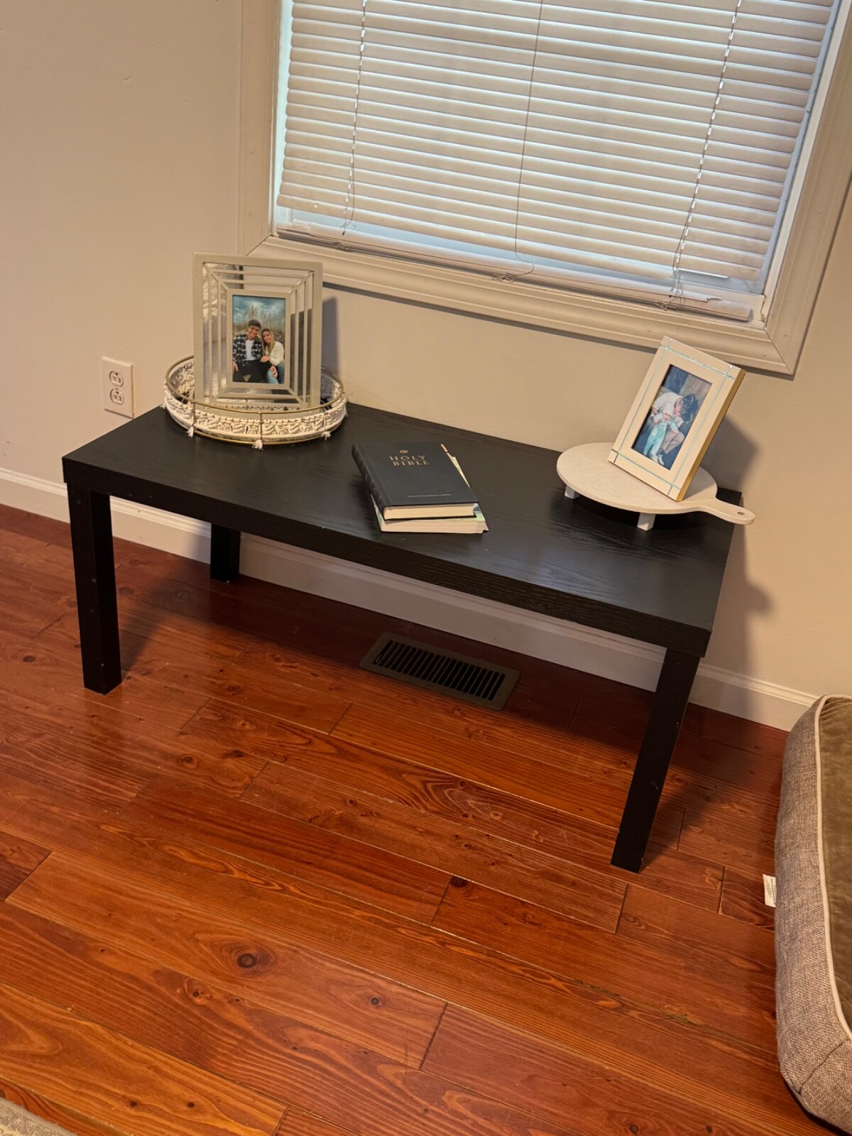Walmart Wood Coffee Table- Black