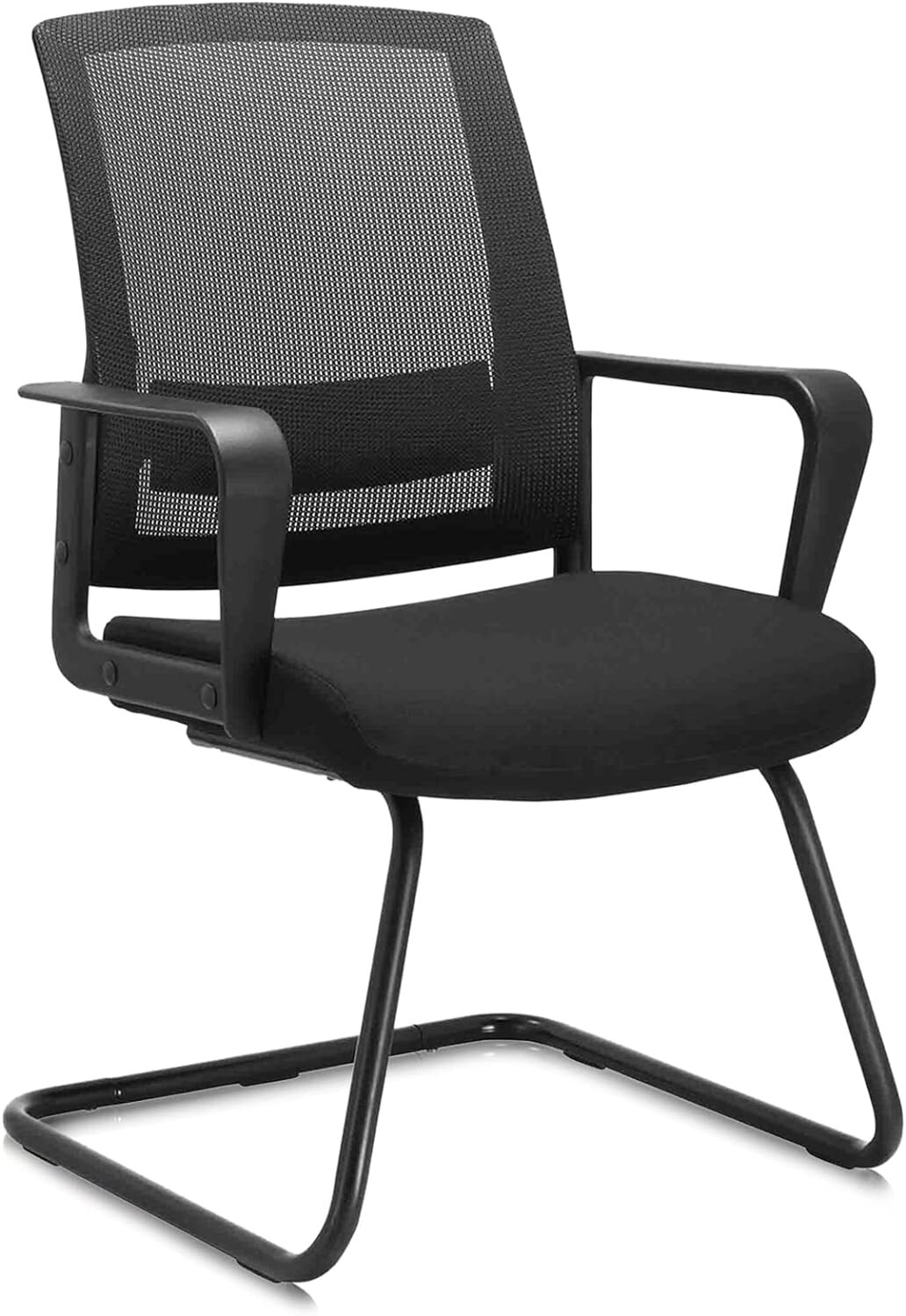 CLATINA Office Guest Chair W/ Lumbar Support & Mid Back Mesh for Reception Room