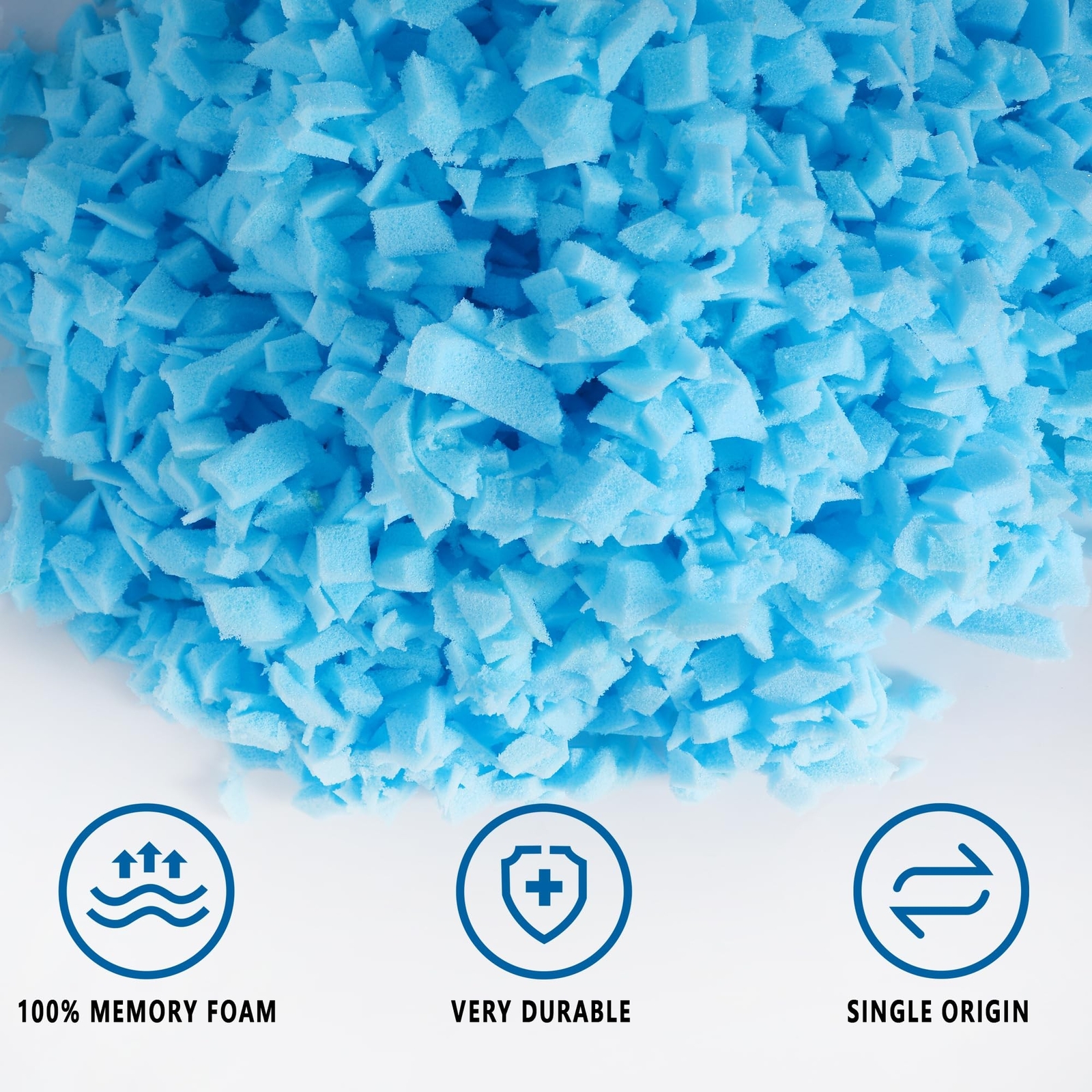 10 LBS Bean Bag Filler,Comfortable and Soft Bean Bag Chair Filler, Memory Foa…
