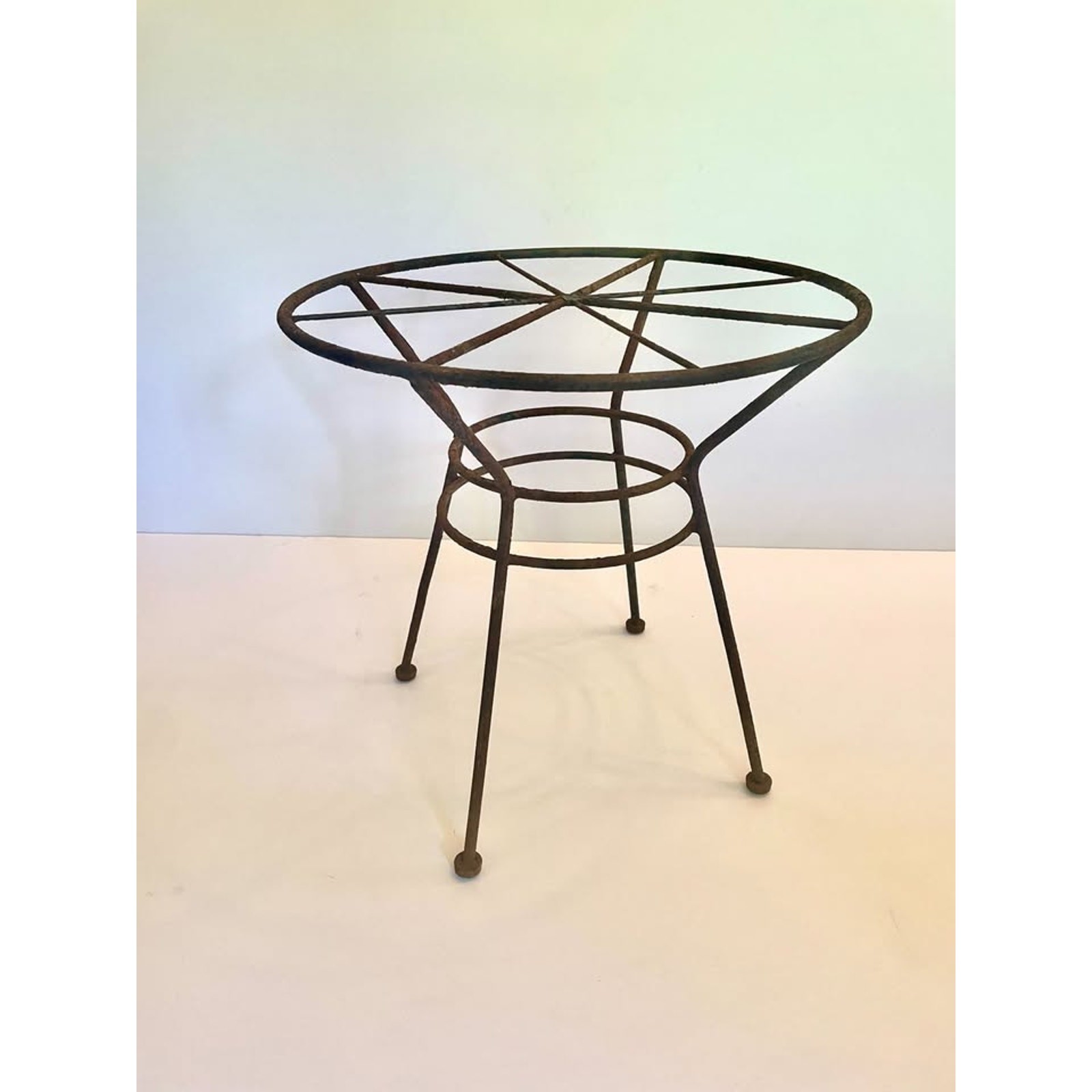 Vintage Table Base 18″ – Rustic Modern Table Base – Industrial Charm