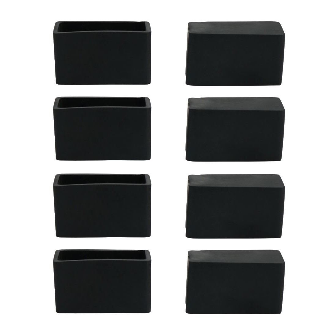 8pcs Chair Leg Caps Furniture Feet Slider Floor Protector 20x40mm (0.79″x1.57″)