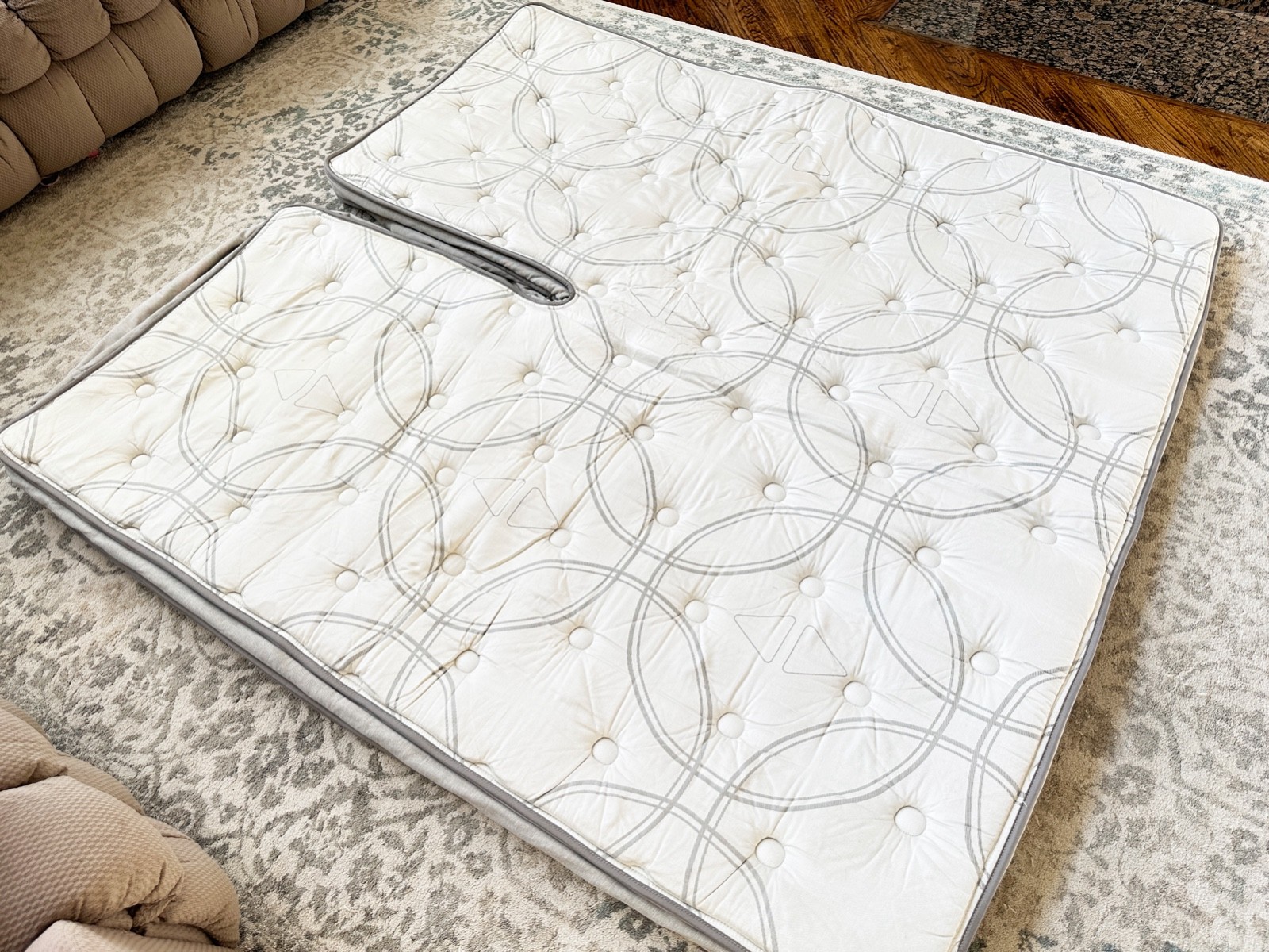 Select Comfort Sleep Number King Size Mattress Pillow Top Outer Cover i8 Model