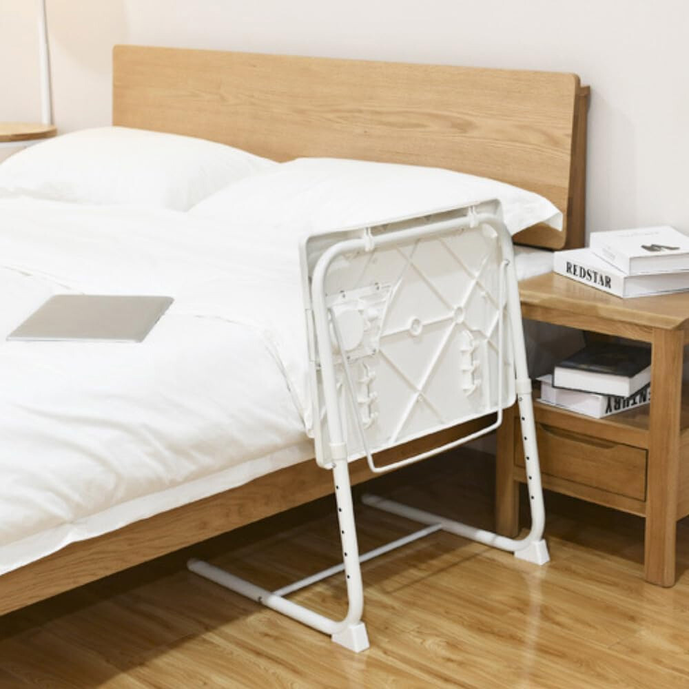 Foldable TV Dinner Tray on Bed & Sofa with Adjustable 6 Height & 3 Tilt Angle