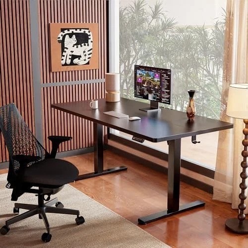 ErGear Height Adjustable Electric Standing Desk, 48 x 24 Inches Sit Stand up Des