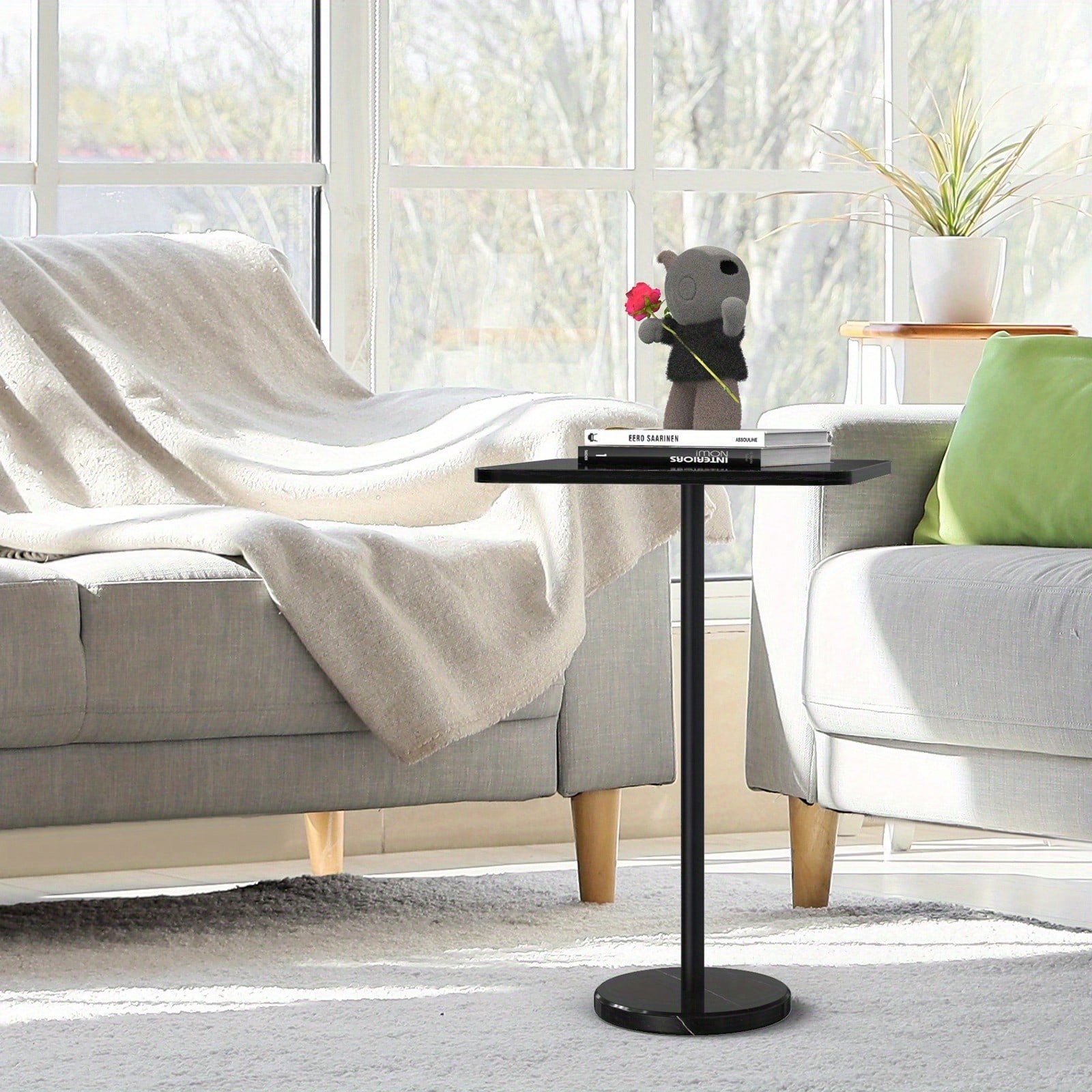 Small Multi-Purpose Table Romantic Valentine’s Day Decor Cafe Style Side Table