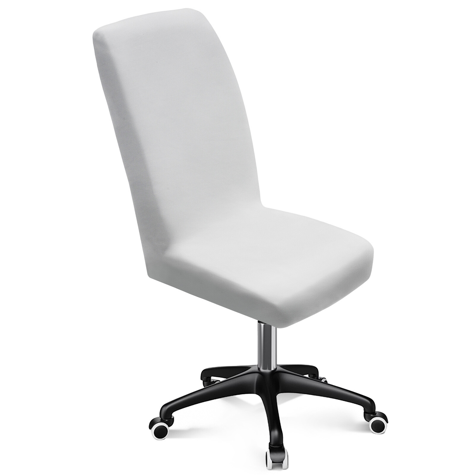 Computer Office Armless Chair Cover Universal Stretch Desk Rotate Seat Slipcover
