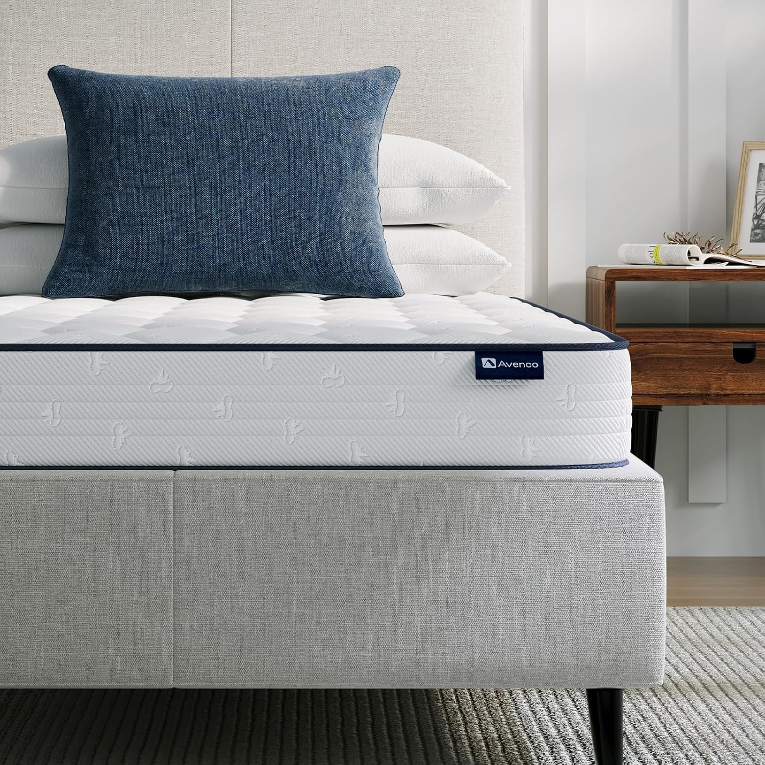 8″ Twin Hybrid Mattress with Innerspring & Memory Foam – Medium Soft Comfort
