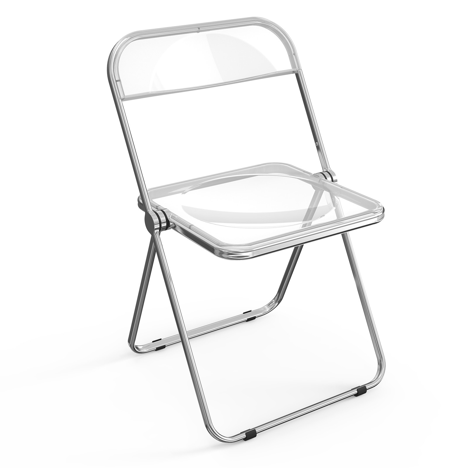 2PCS Plastic Folding Chairs Wedding Party Event Stackable Dining Chair 4 Colors