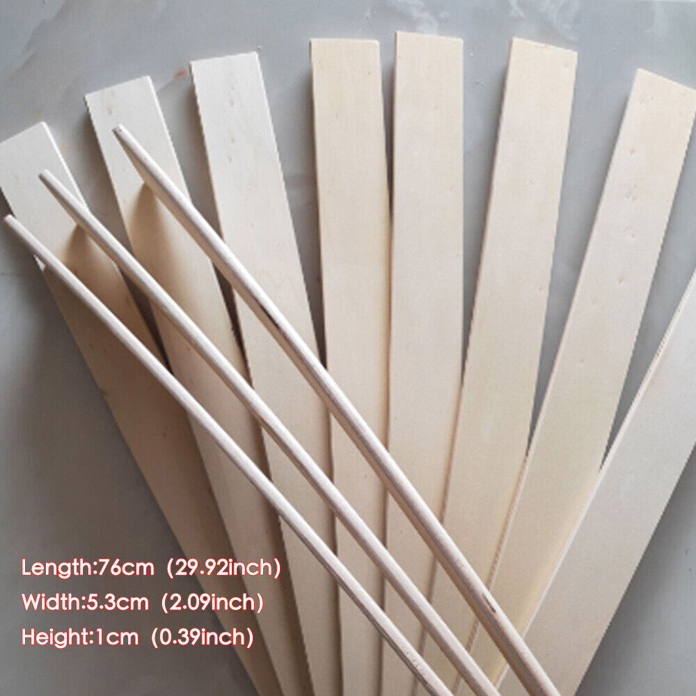 10Pcs 68CM/76CM Length Replacement Slats Sprung Wooden Bed Slats Width 53mm US