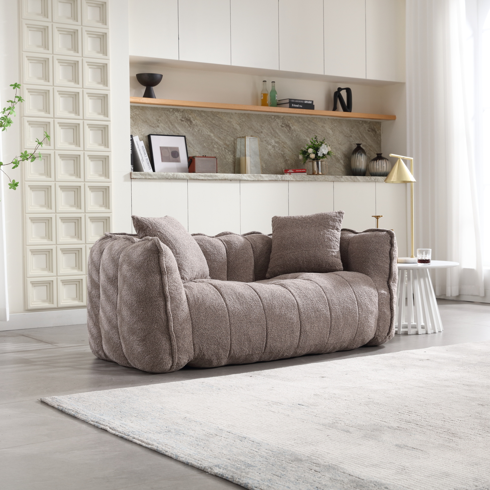 Bean Bag Chairs Bean Bag Lazy Sofa with high resilience foam core for 2 people