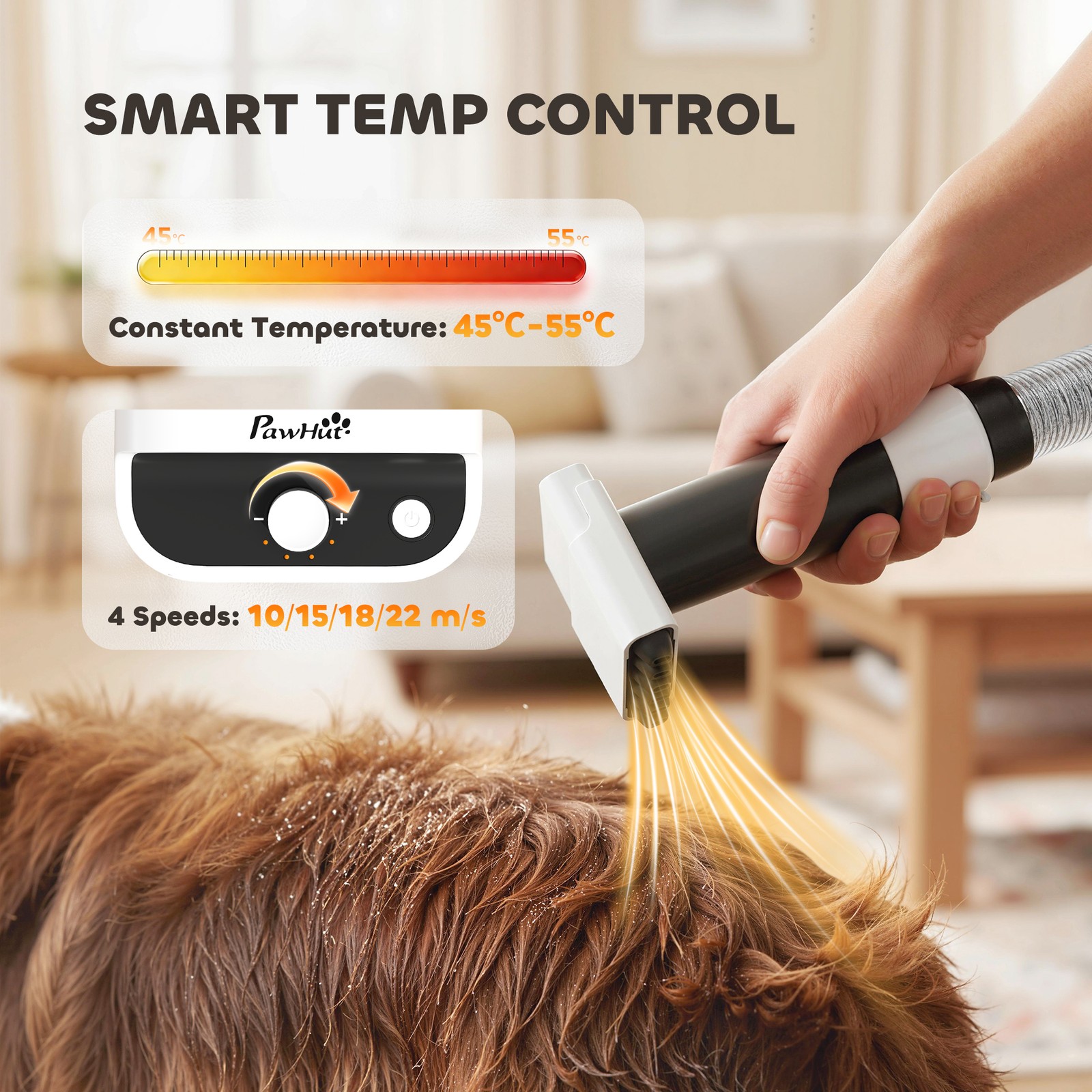 5 in 1 Dog Grooming Vacuum & Dryer w/ Clipper