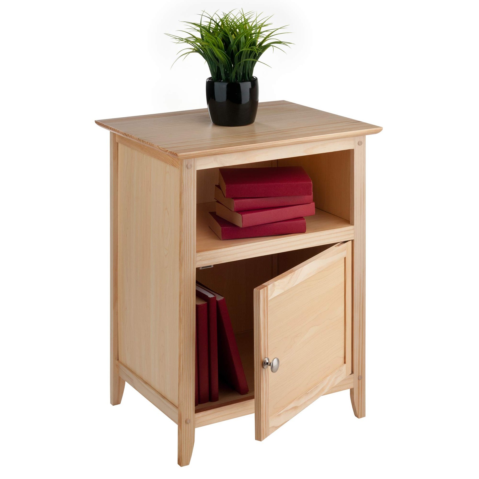 Winsome Wood Henry Accent Table, Natural, 18.90″W x 14.96″D x 25″H, Natural