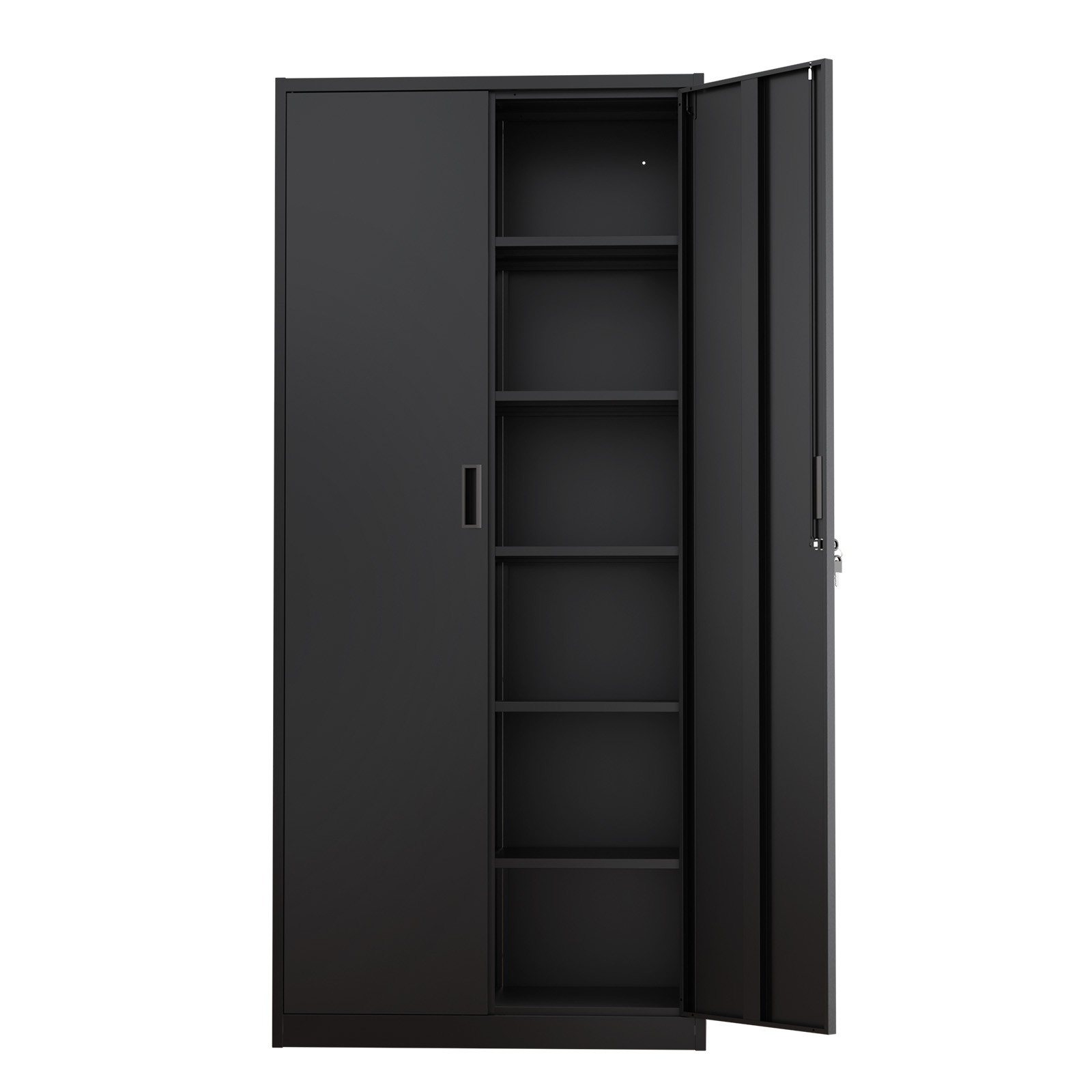Multi-Purpose Rolling Storage Cabinet with Lock, Heavy-Duty Steel Construction