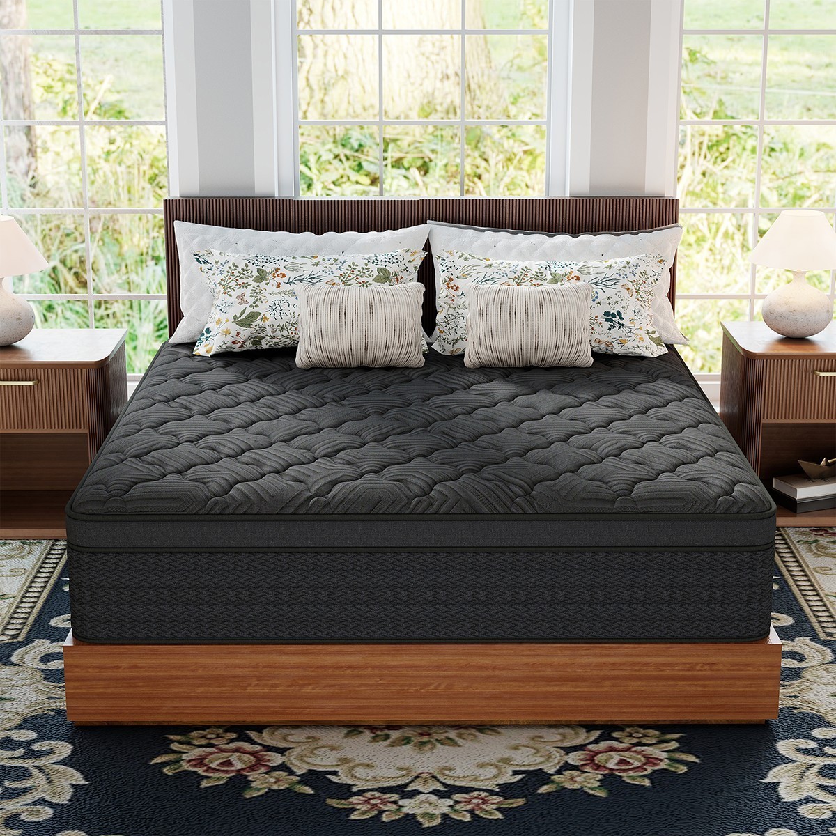 12″/14″ Gel Memory Foam Hybrid Spring Mattress In a Box Twin Full Queen King