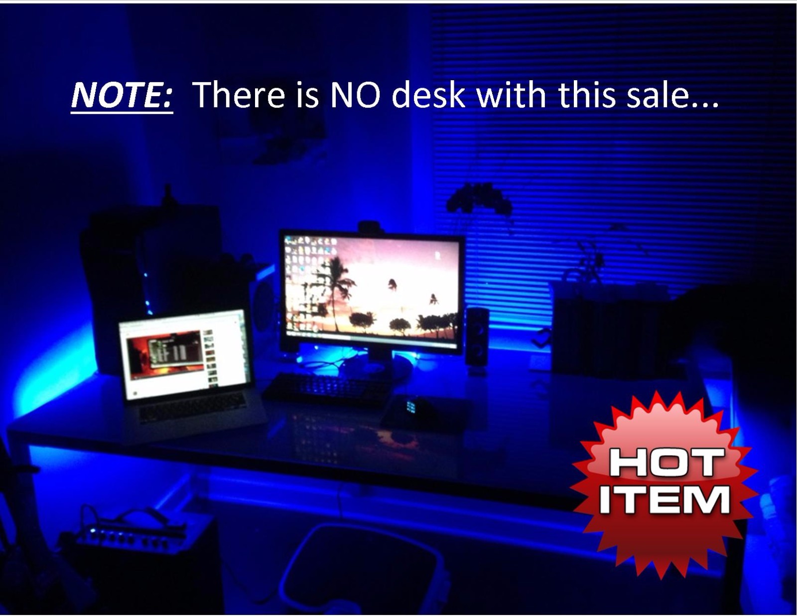NEW ITEM ……….. Light Kit for YOUR desk ……… Black Friday Sale …….