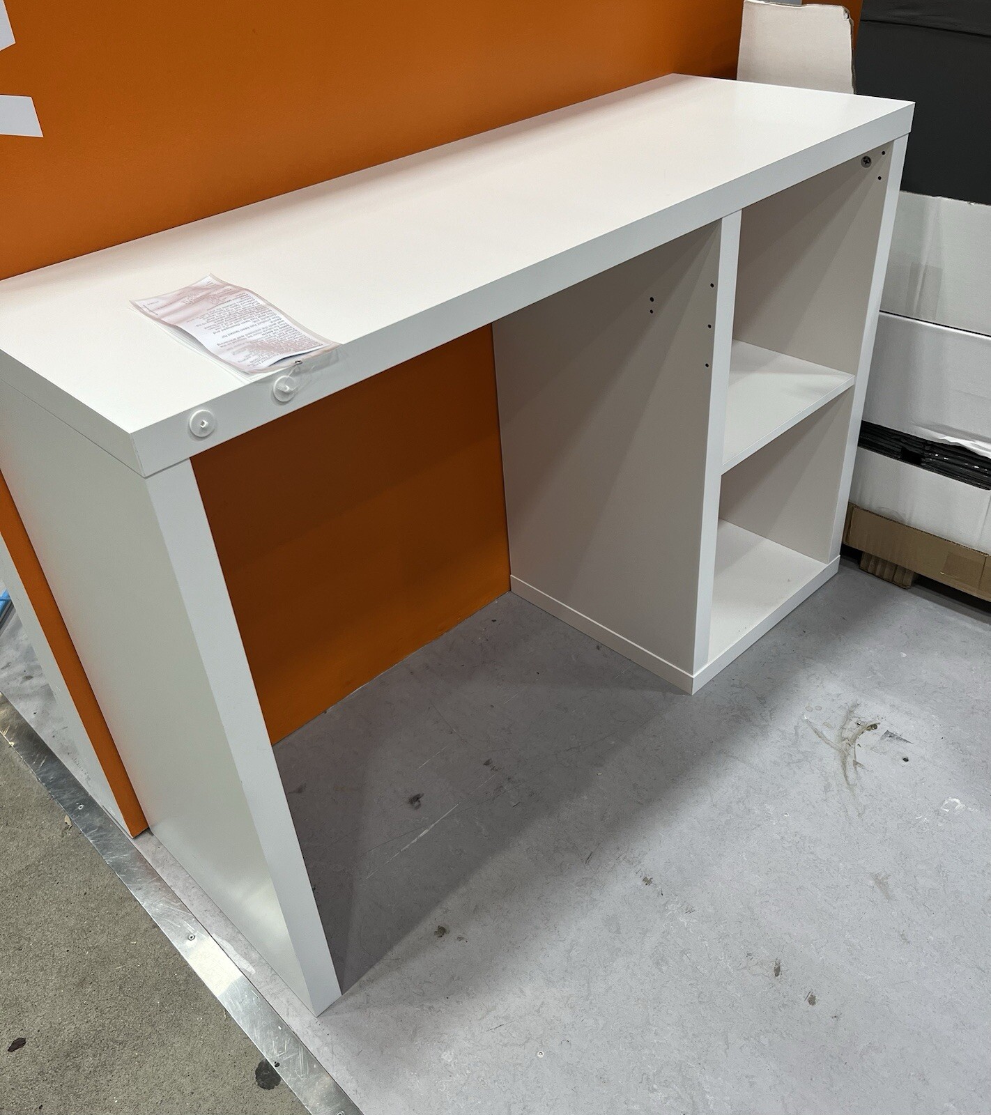 Brand New IKEA KALLAX White Desk 305.824.45