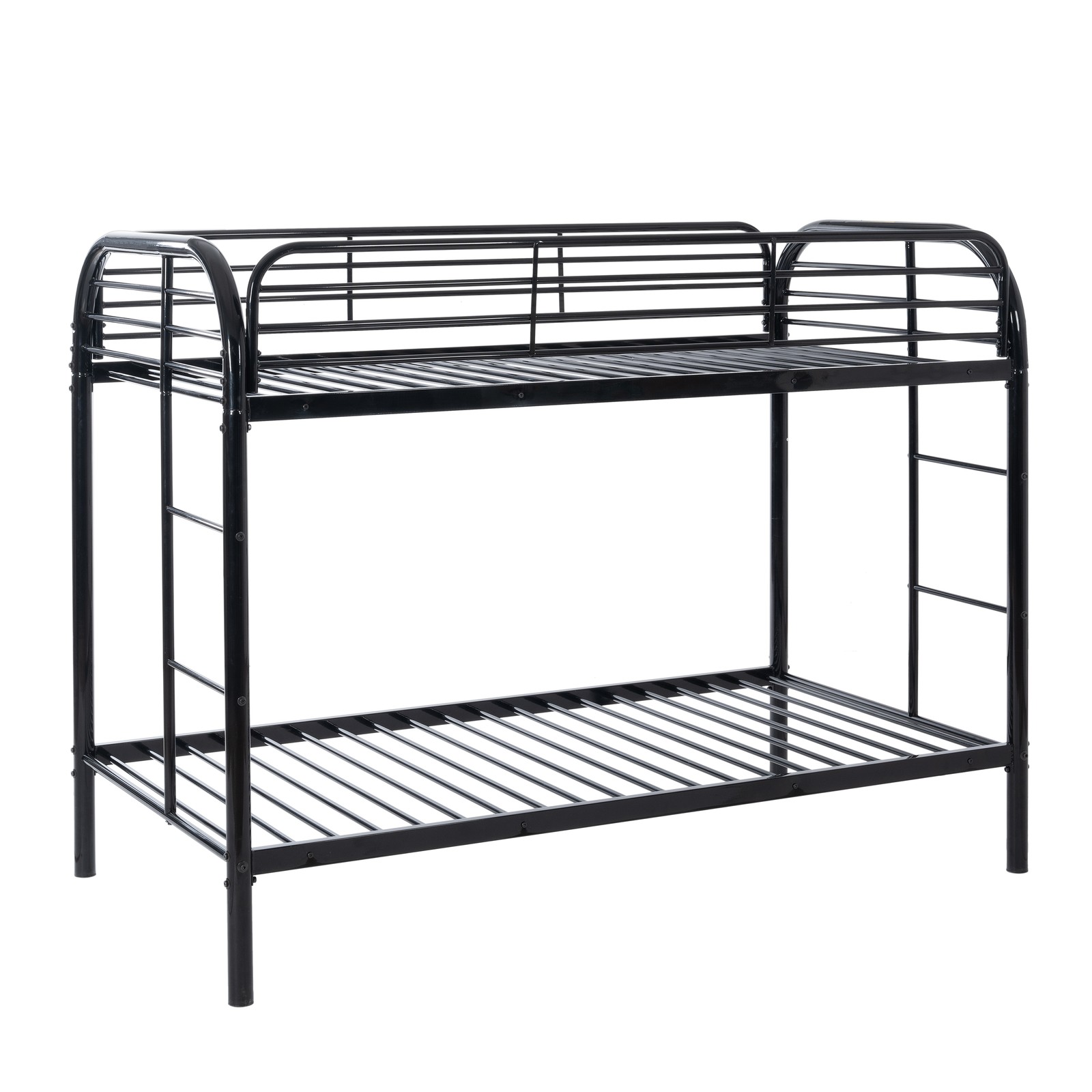 NEW Twin Over Twin House Bed Bunk Bed with Safety Protection for Dorms Apartment