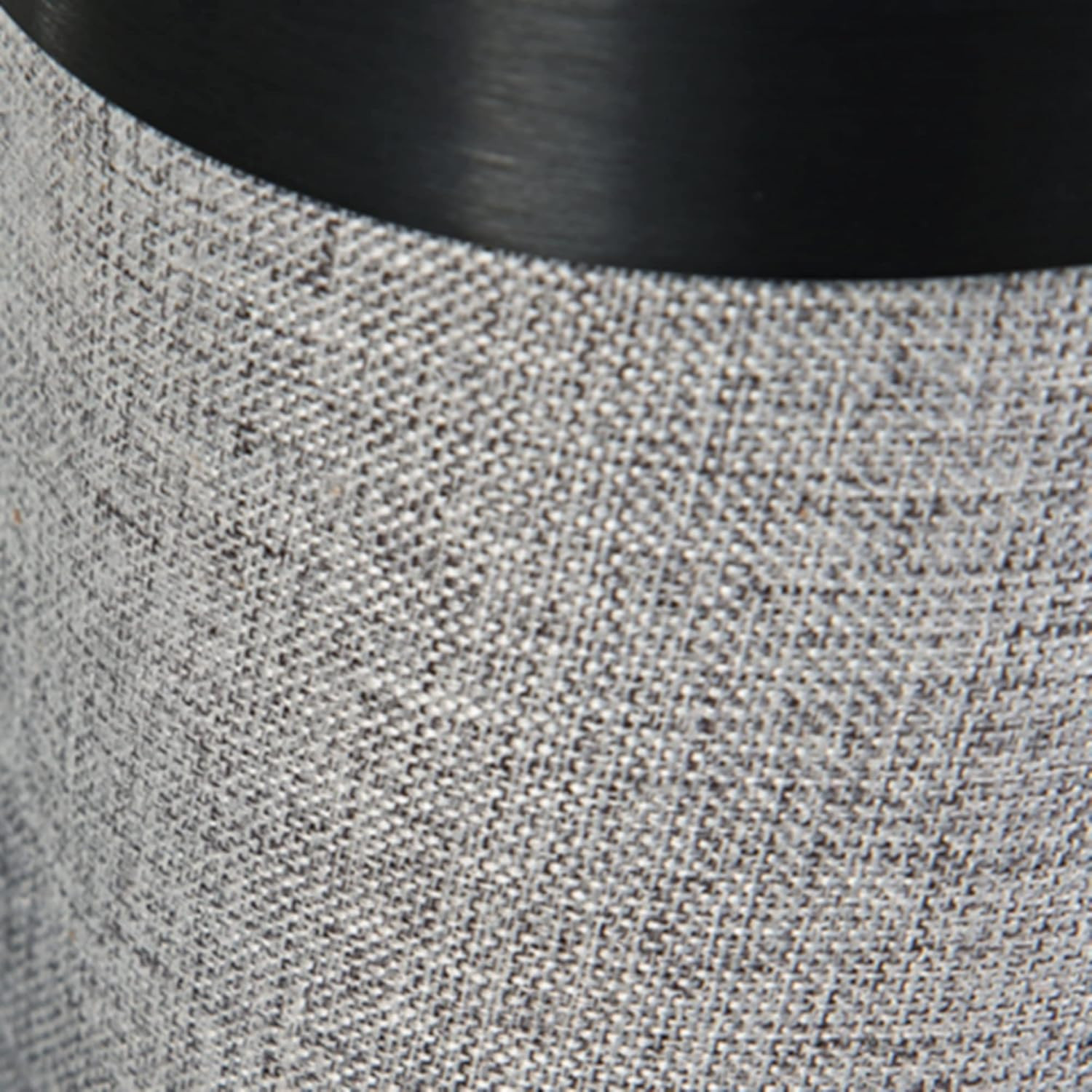Modern Black & Gray Rectangular Accent Table with Storage Solution