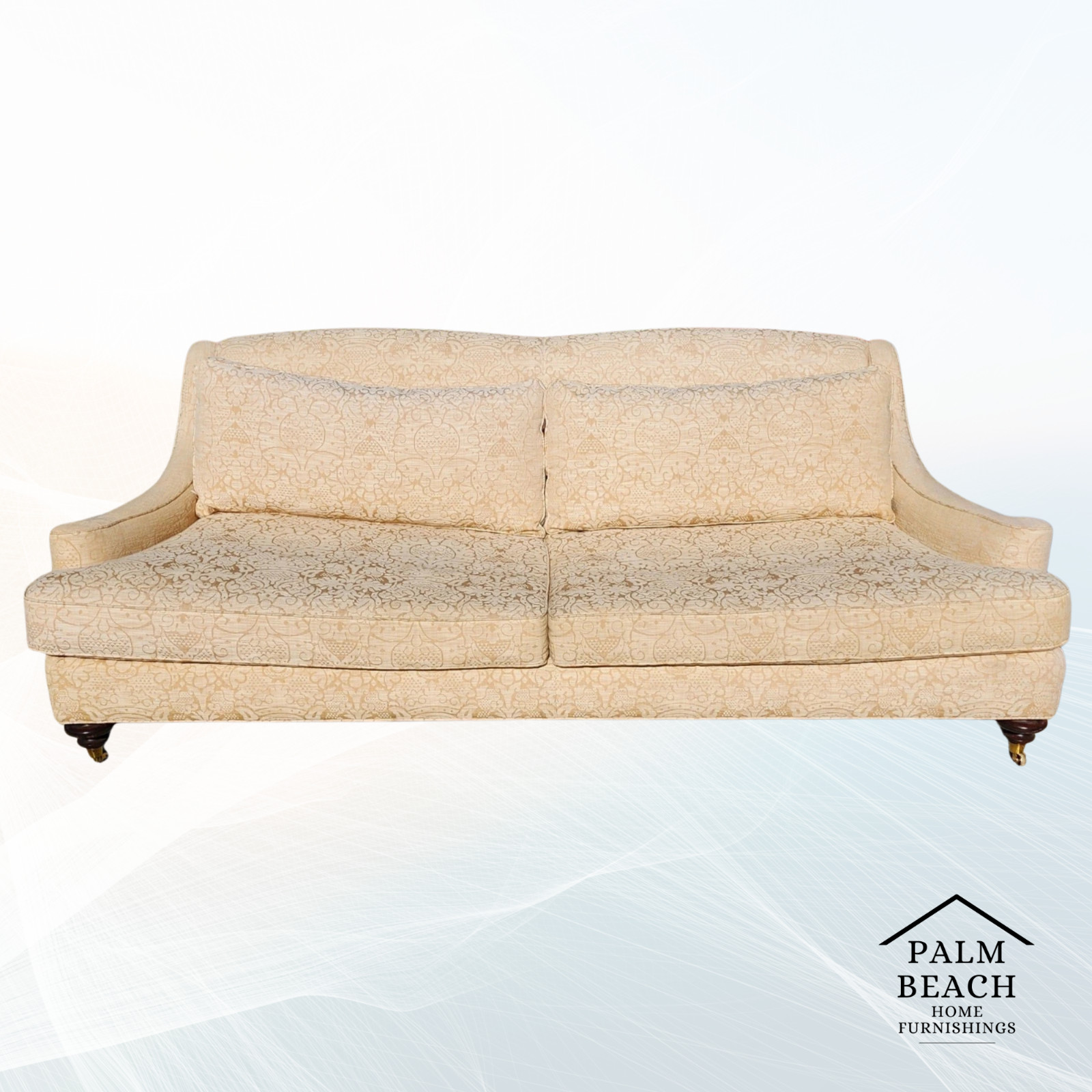 Ralph Lauren English Sofa Damask Brocade Fabric