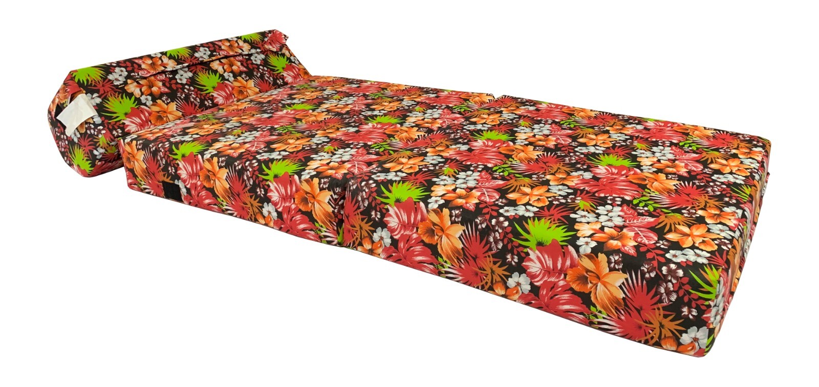 Sleeper Chair Folding Foam Beds, Portable Convertible Bed 6x 32×70 Red Tropical