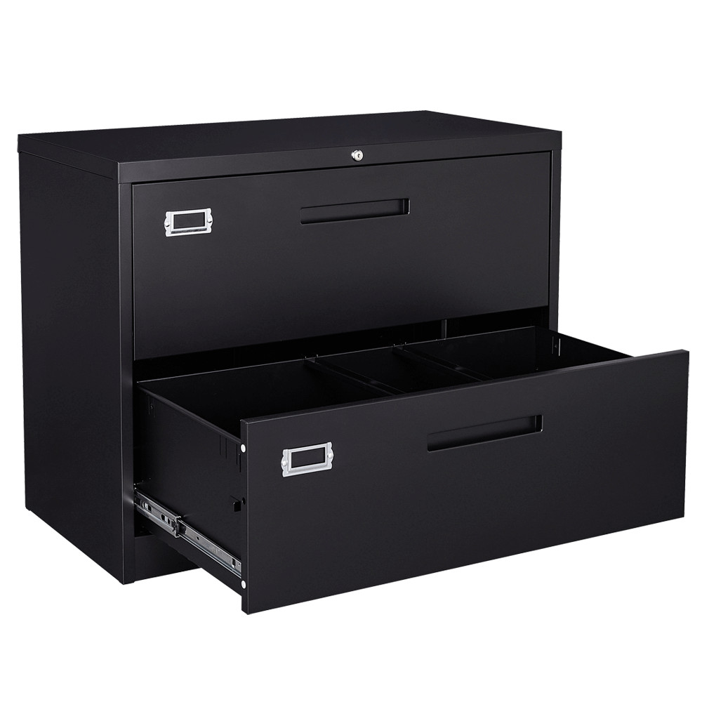 Metal Lateral File Cabinet 2 Drawer,Office Home Locking Filing Cabinet Organizer