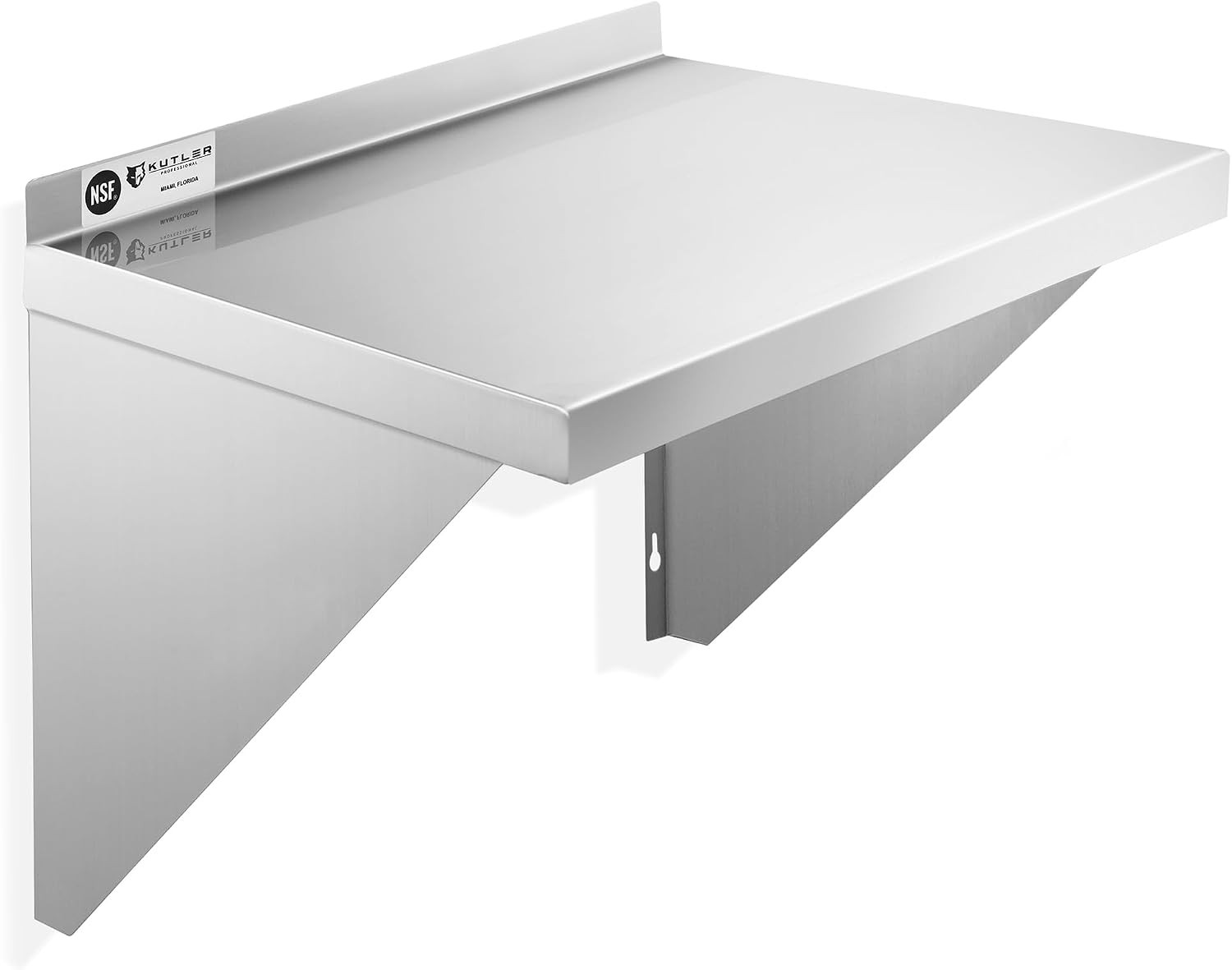 Stainless Steel Shelf – 18″ x 24″ NSF Commercial Wall Mount Shelves