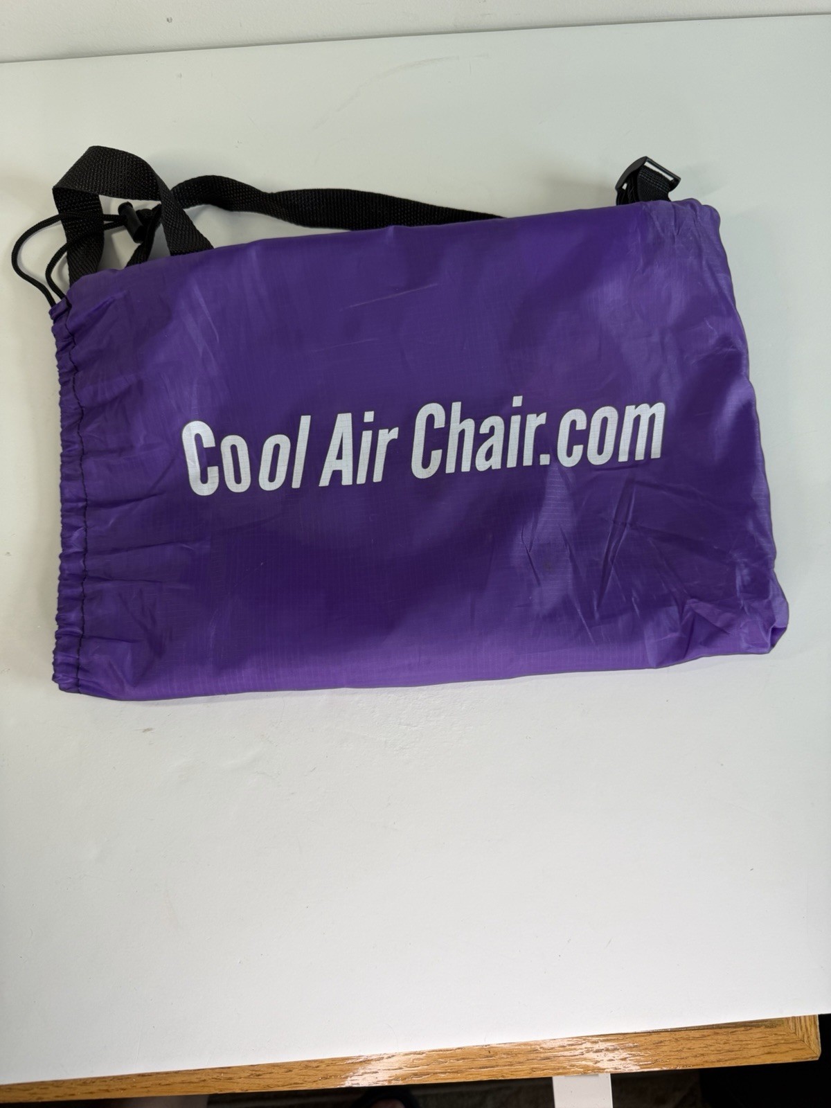 Cool Air Chair.com Inflatable Air Lounger Chair w/ Carry Bag Purple/Black