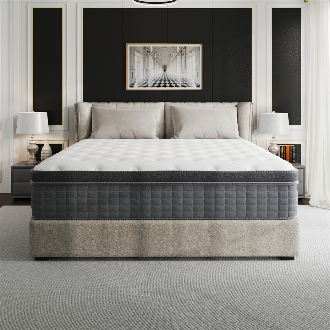 12″ Mattress Twin Full Queen King Size Hybrid Pocket Spring Memory Foam MICOOLS