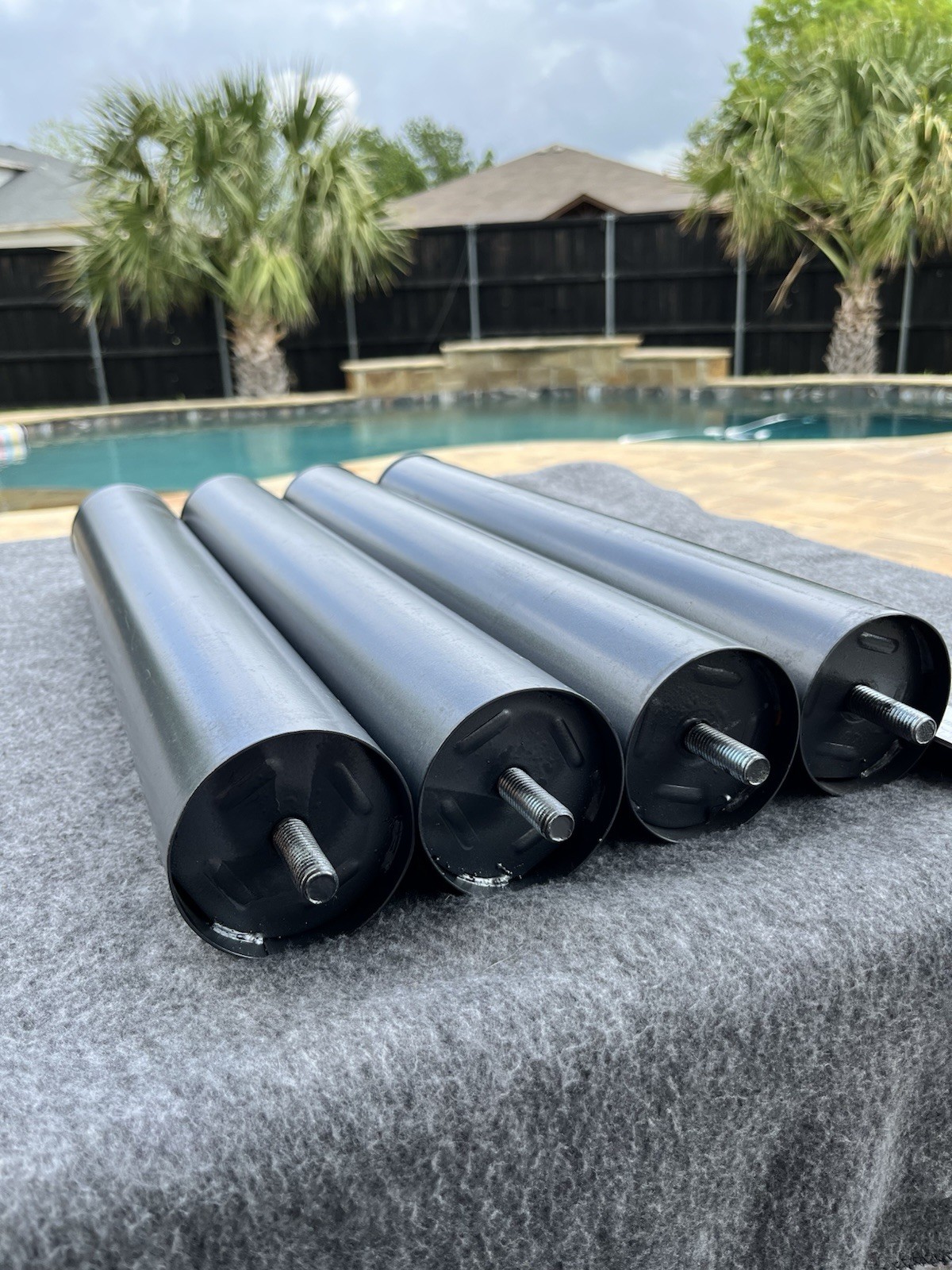 Sturdy 20” Metal Bed Legs Replacement, Set of 4 . Very Heavy Material , Sturdy.
