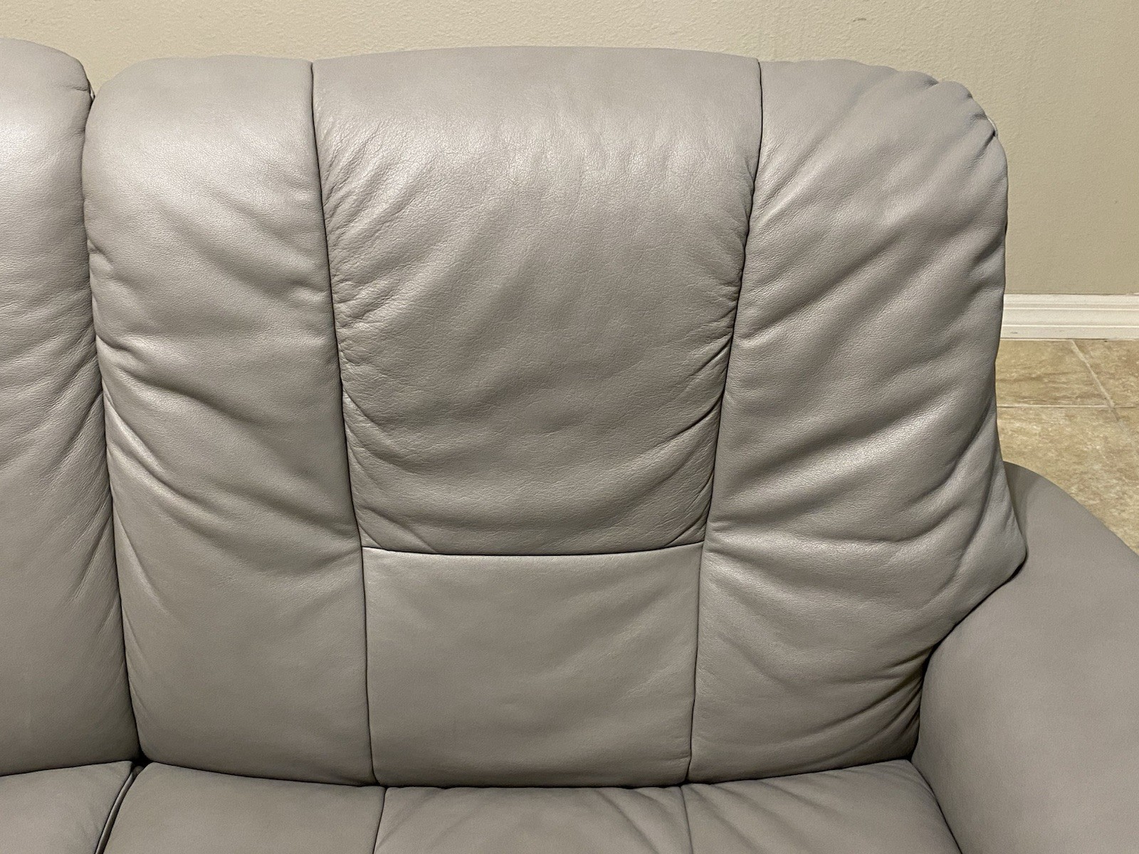 Ekornes Stressless Buckingham Leather Loveseat Sofa Luxury Furniture Norway MCM