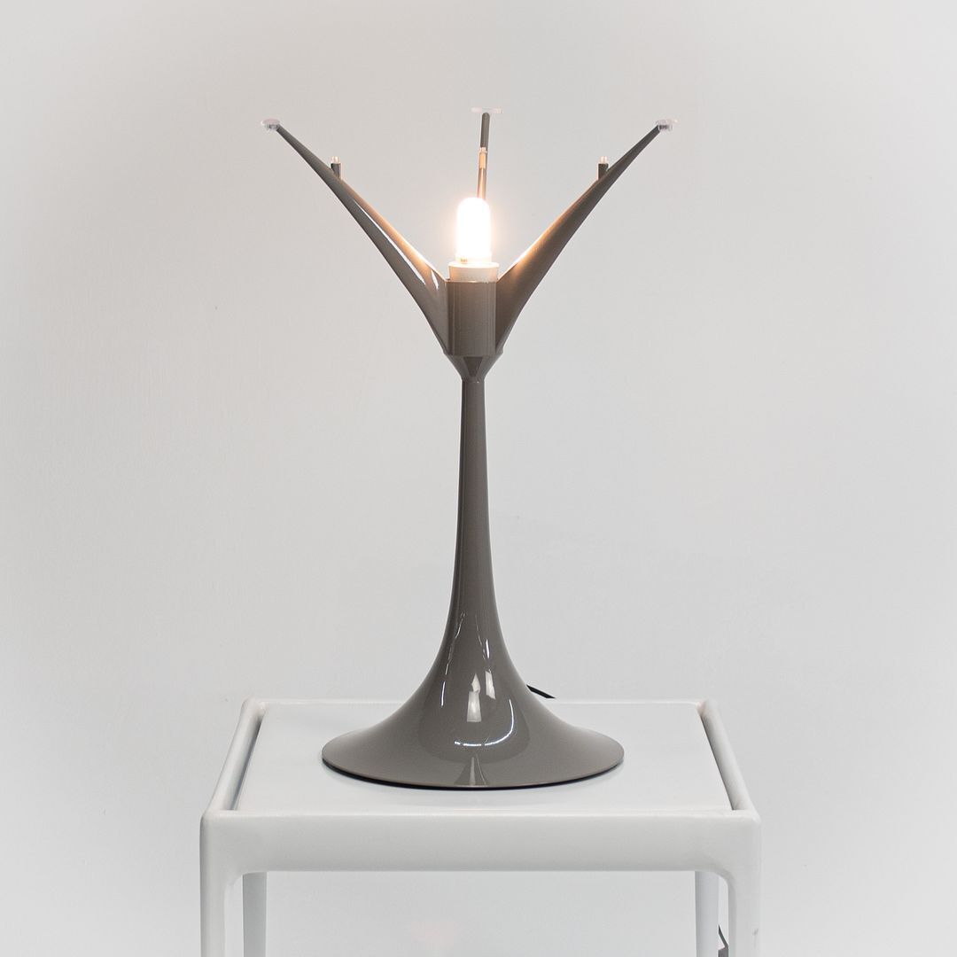 2020 Spun Table Lamp T1 in Halogen Mud by Sebastian Wrong for Flos 2x Available