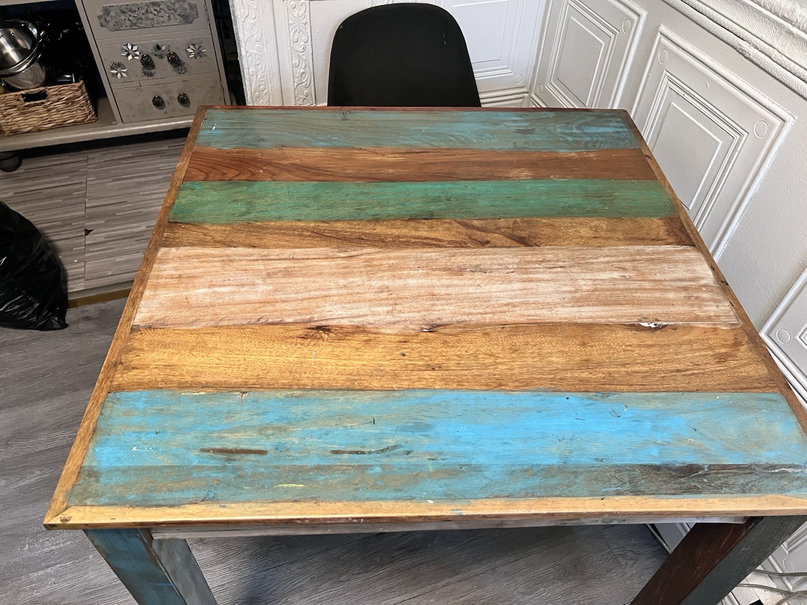 Vidaxl Mango Wood Table Distressed Gorgeous Table