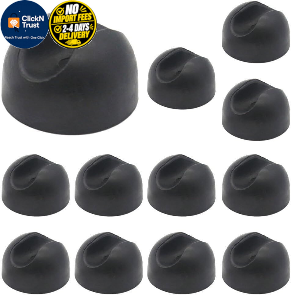 12Pcs Hairpin Leg 0.4in/10mm x 1in/26mm x 1.18in/30mm x 0.59in/15mm, Black