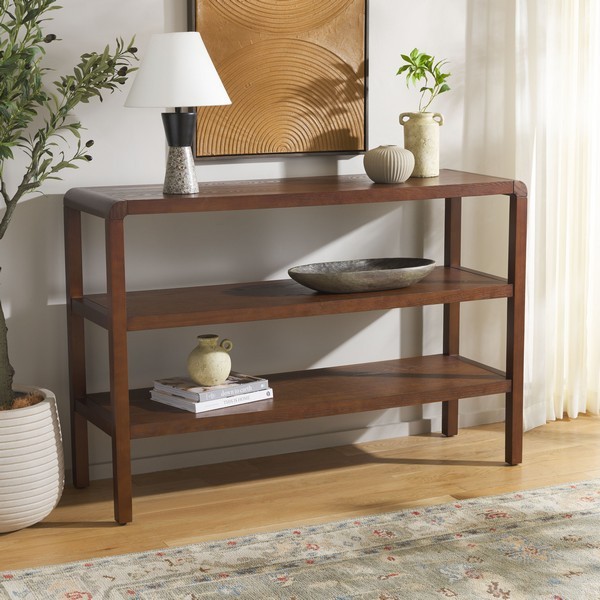 Safavieh OMARA 2 SHELF CONSOLE TABLE, Reduced Price 4172700581 CNS2311B