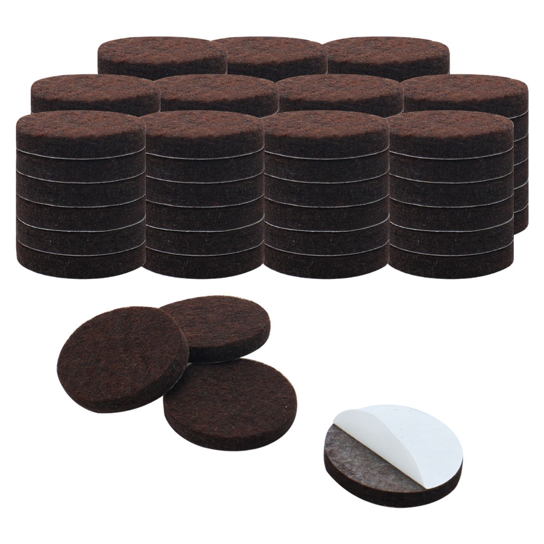 Felt Furniture Pads Round 7/8″ Self Adhesive Anti-scratch Floor Protector 70pcs