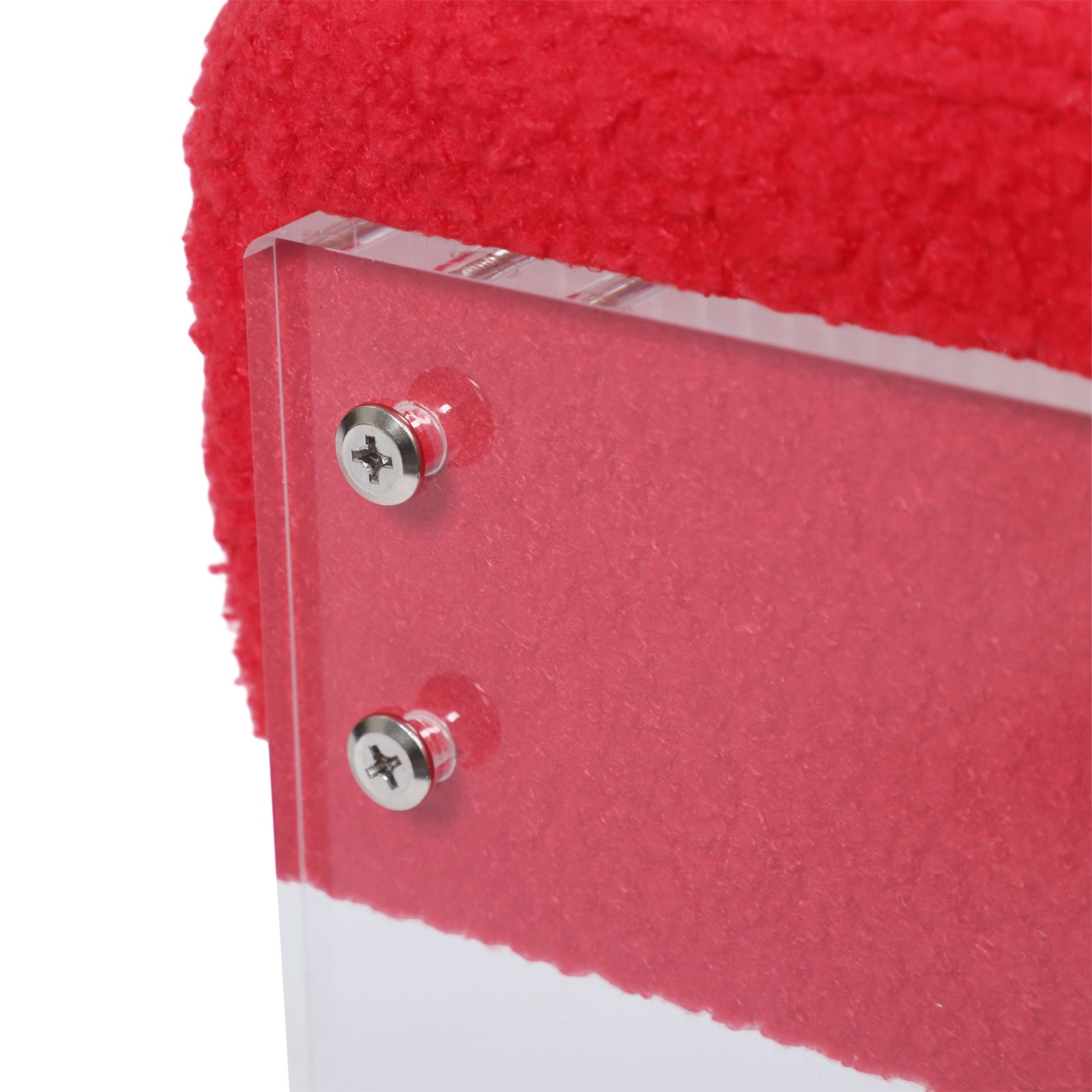 Makeup Stool Modern Minimalist Multi-functional Vanity Acrylic Chair w/ Cushion