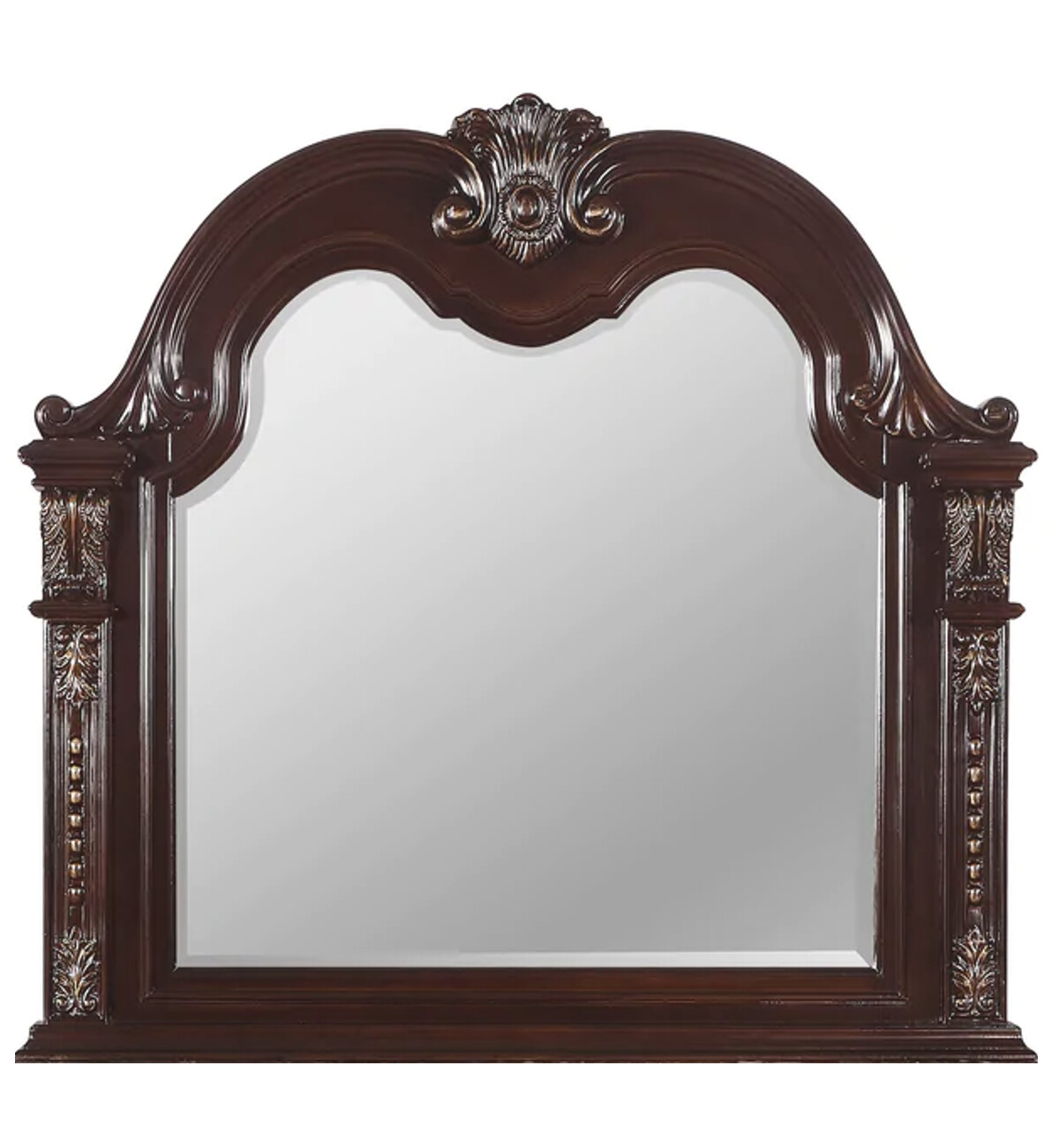 NEW 5PC Master Queen or King Bedroom Suite Antique Espresso Brown Bed/D/M/N/C