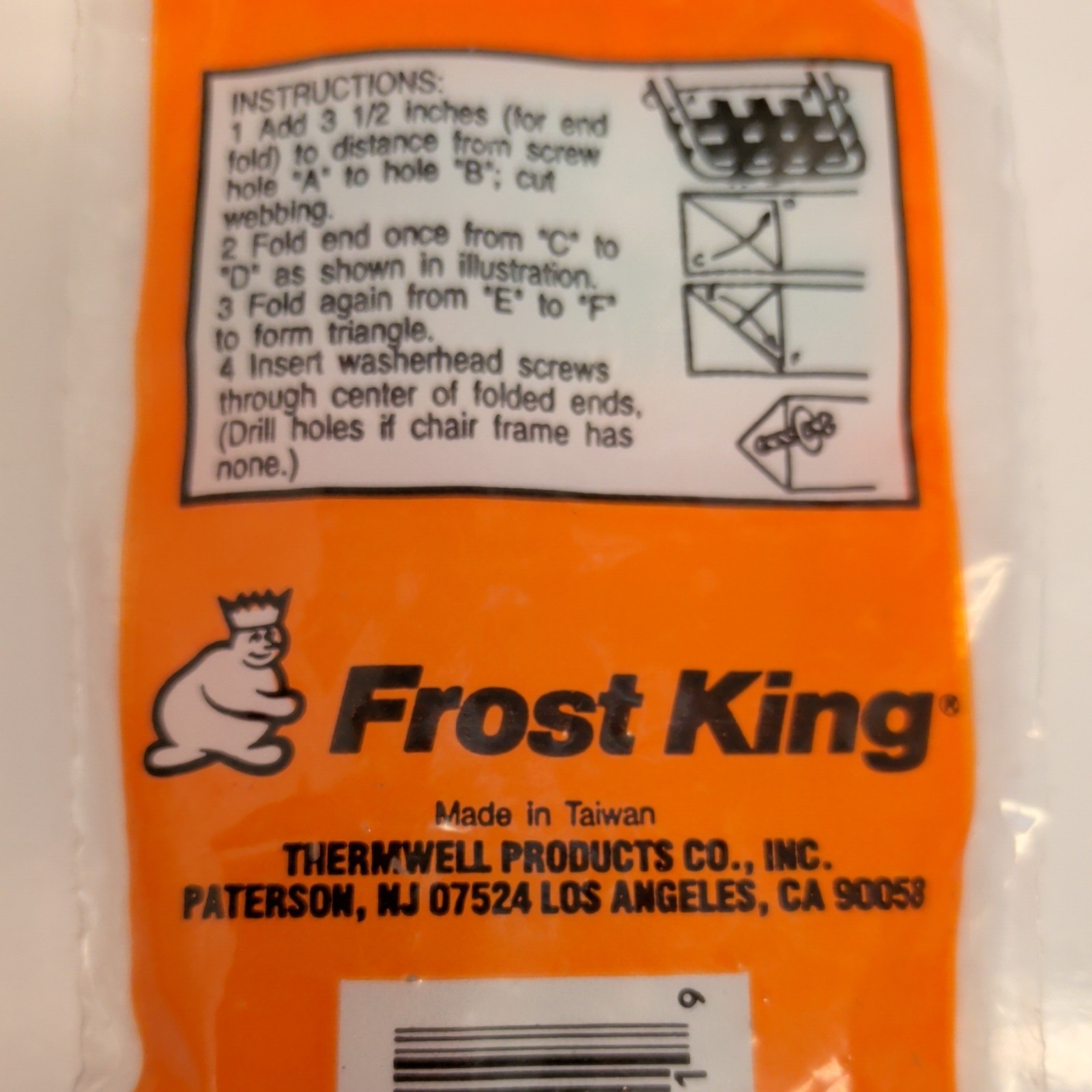 16 screws, Frost King Lawn Furniture Re-Web Screws, Plated Rust Resistant, ZP1