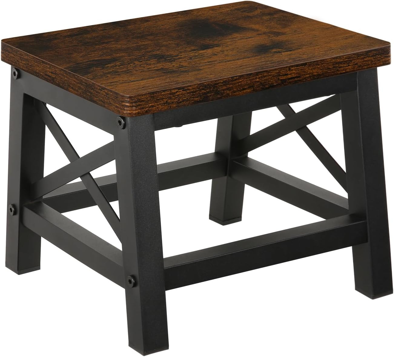 Wooden Step Stool for Adults and Kids, Step Stool for High Bed with Non-Slip ..