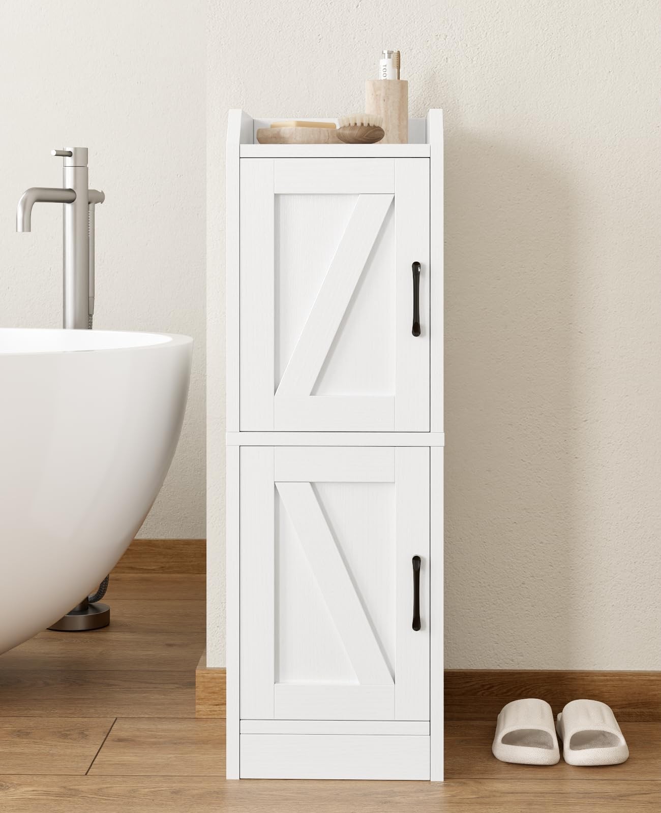 9.8 Inch Wide Slim Storage Cabinet for Bathroom