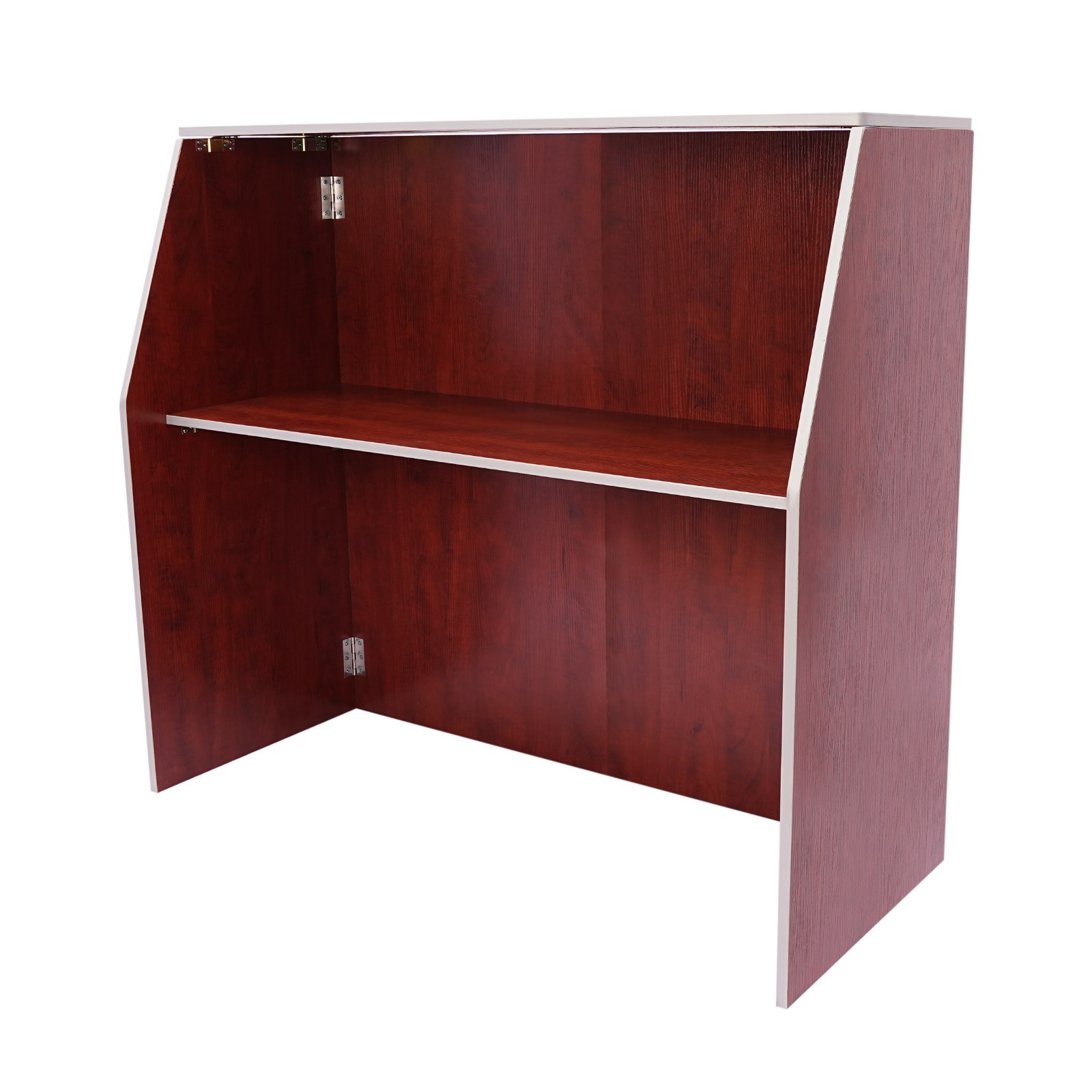 Brown Foldable Bar, Portable Event Bar Cabinet for parties, picnics, barbecues